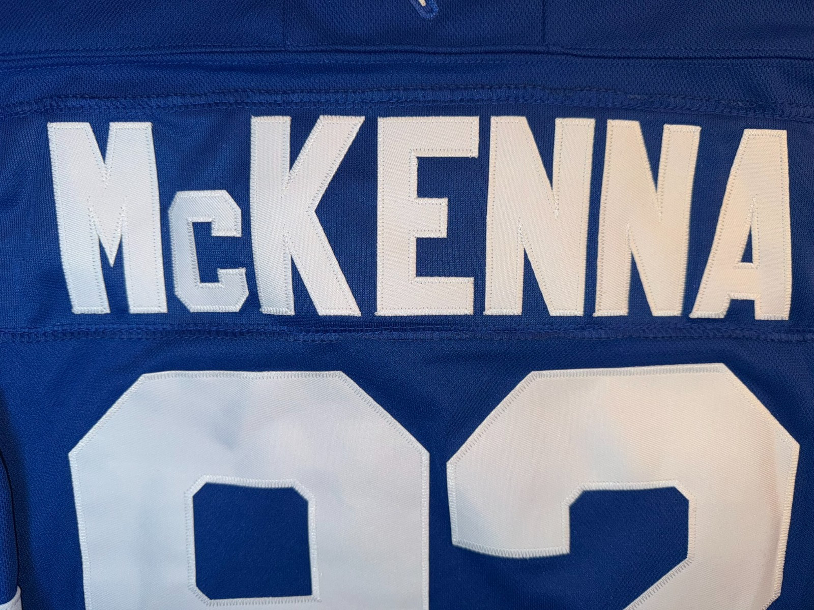 NEW Toronto Maple LEAFS #92 Gavin McKenna BLUE Jersey 50(Medium) NEW
