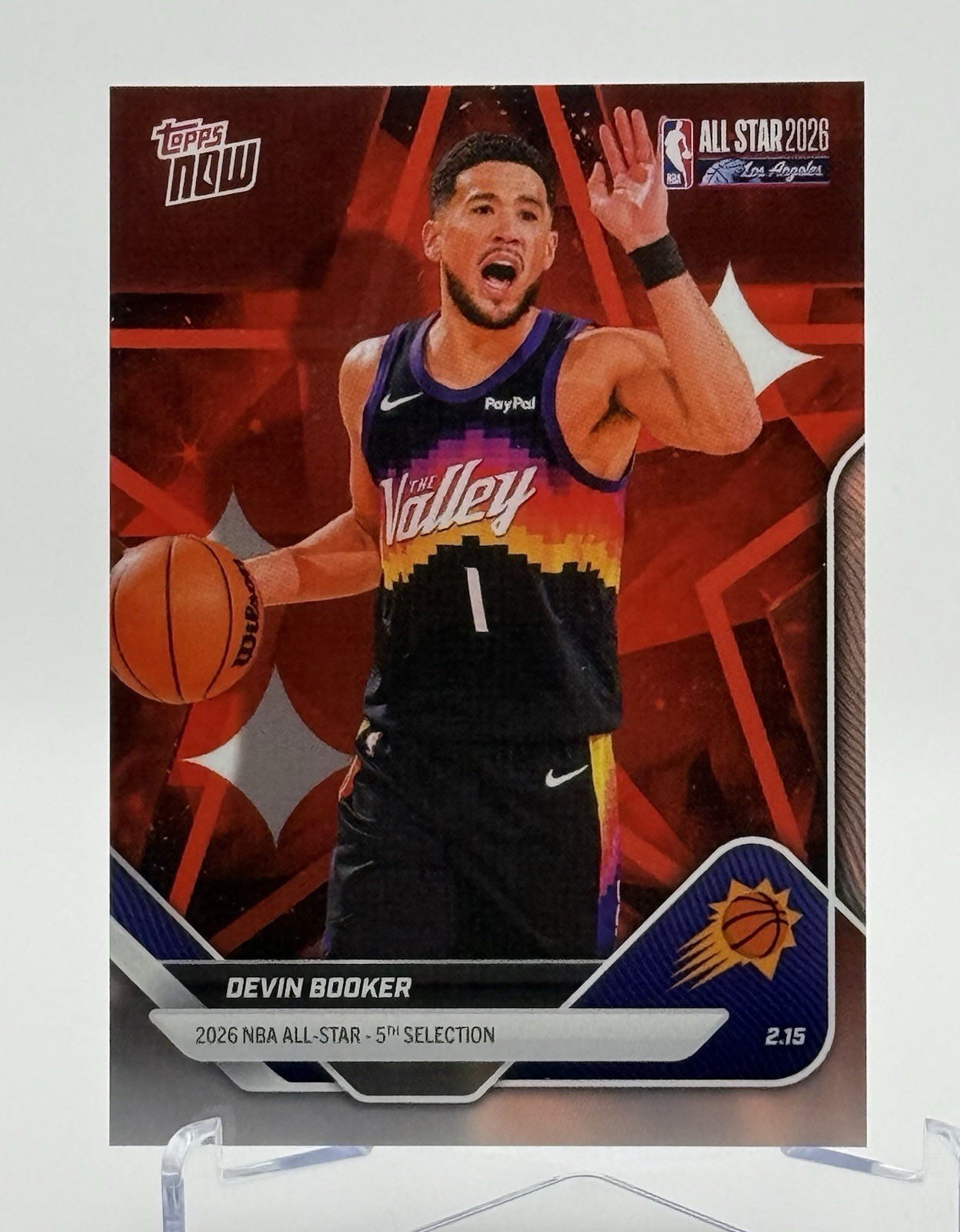 2026 Topps Now NBA All-Star Game Devin Booker #AS24 Phoenix Suns Team USA