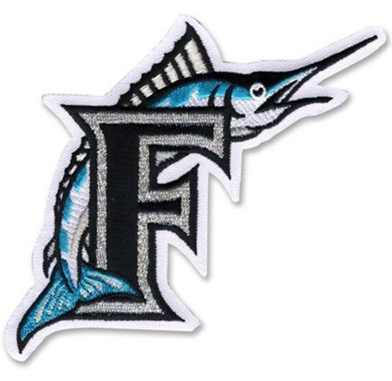 Florida Marlins Replica Sleeve Jersey ‘F’ Fish Sleeve Team Logo Patch Baseball