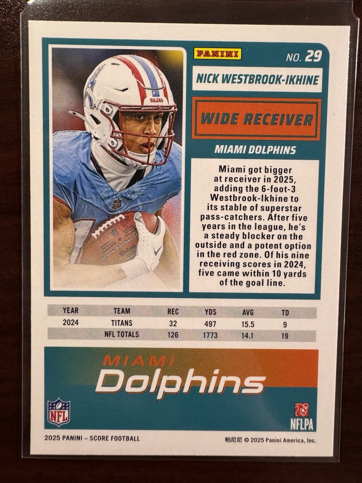 2025 Score A Treat Halloween #29 Nick Westbrook-Ikhine – Miami Dolphins