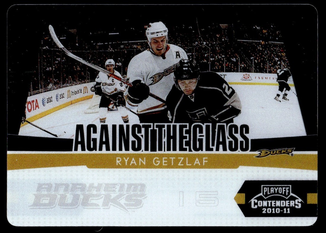2010-11 Playoff Contenders Against The Glass Ryan Getzlaf Anaheim Ducks #7