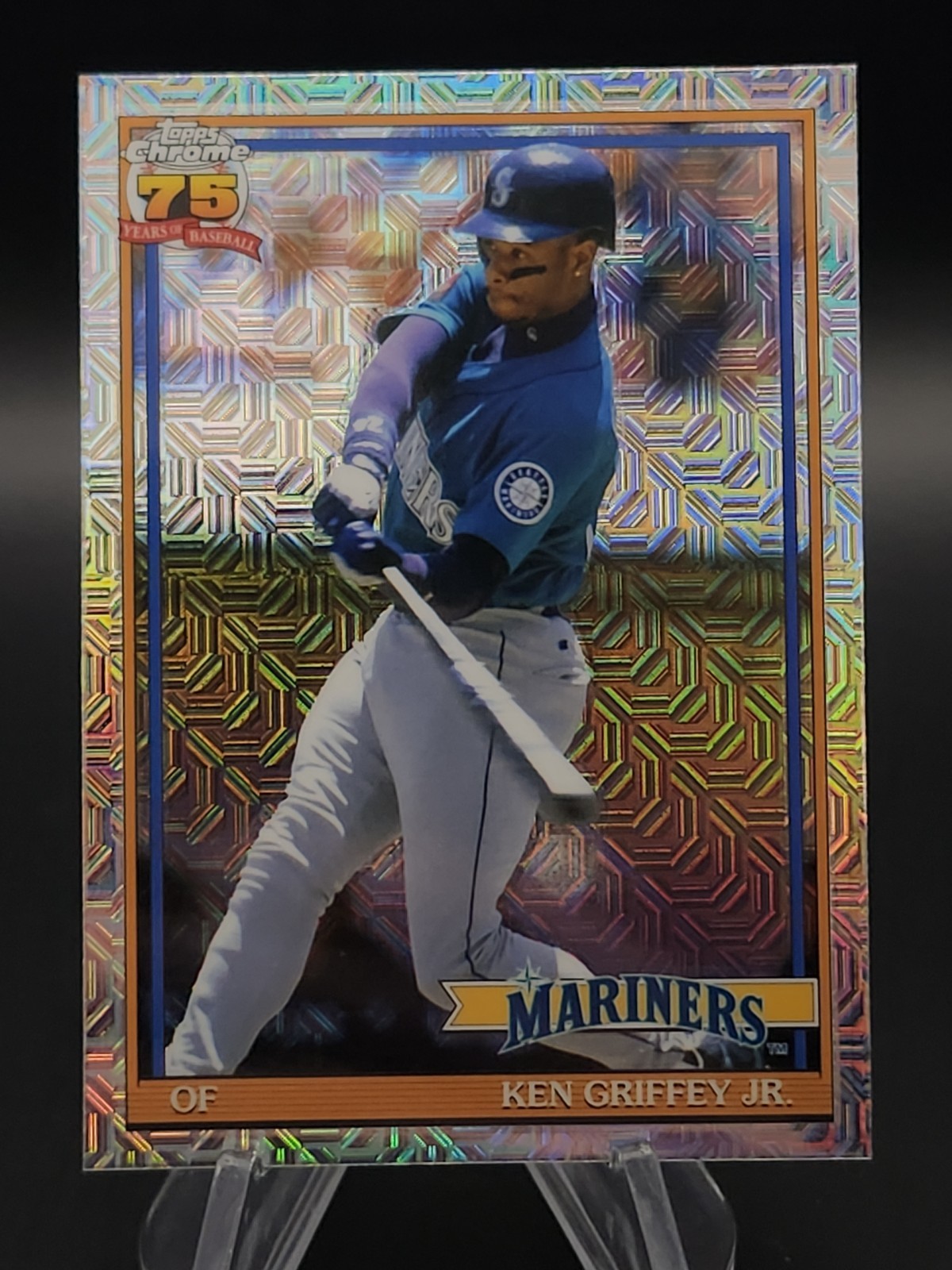 2026 Topps Series 1 Ken Griffey Jr. 1991 Topps Chrome Silver Pack Mojo #91C-51