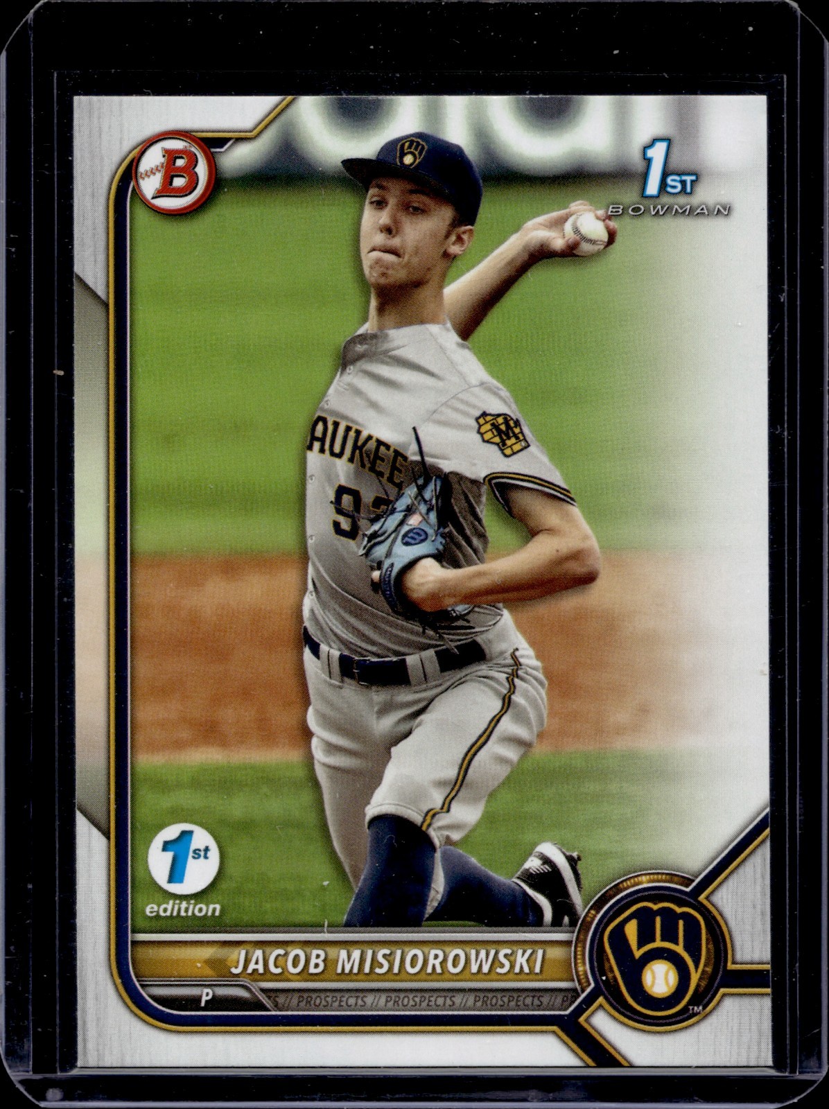 2022 Bowman Draft 1st Edition #BD132 Jacob Misiorowski