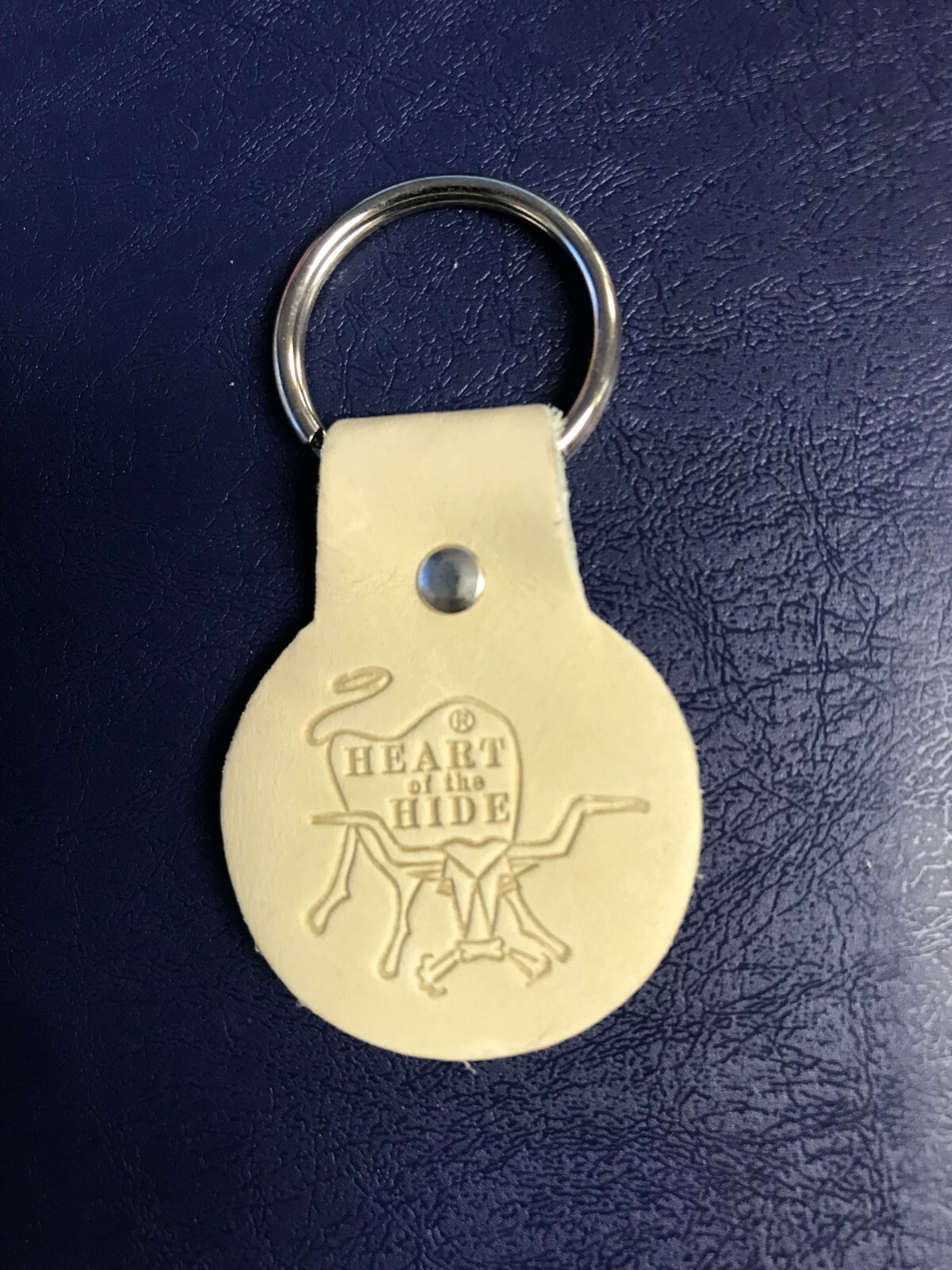 Rawlings Heart of the Hide Leather Keychain – Tan Camel