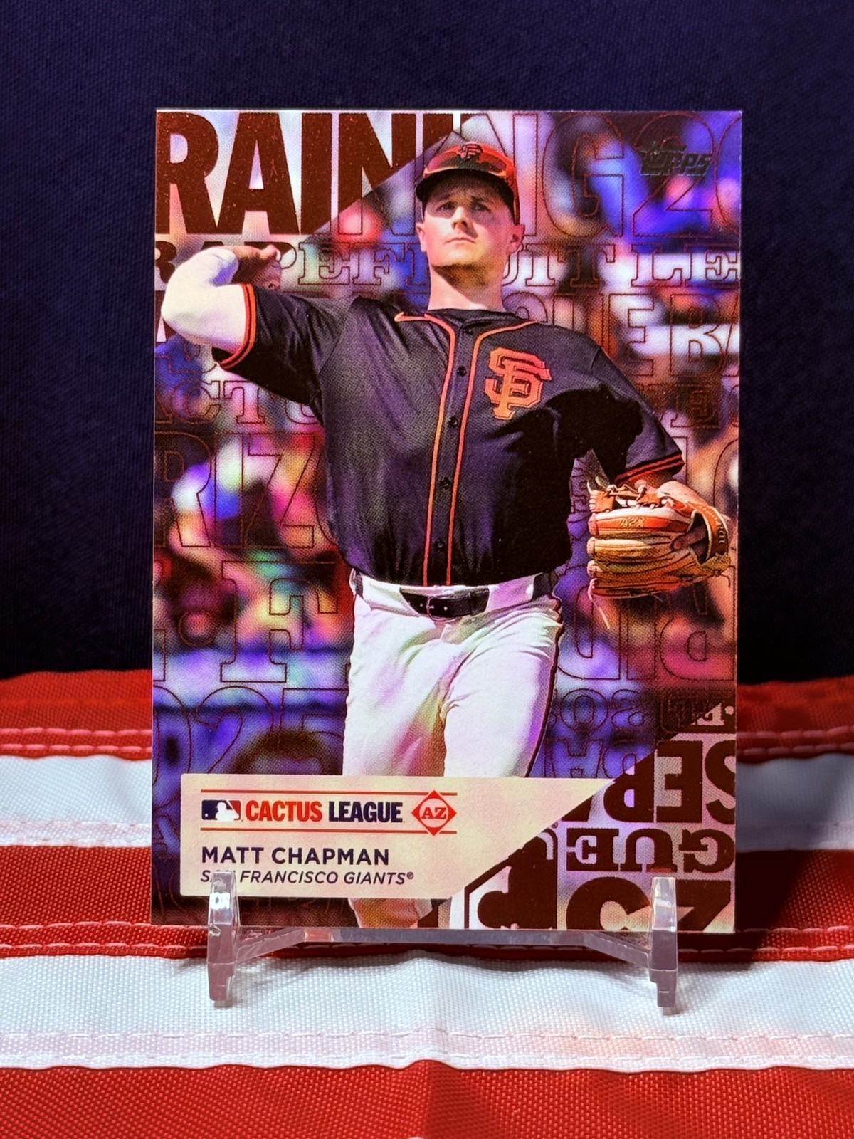 2025 Topps Series 1 – Training Grounds Matt Chapman #TG-25