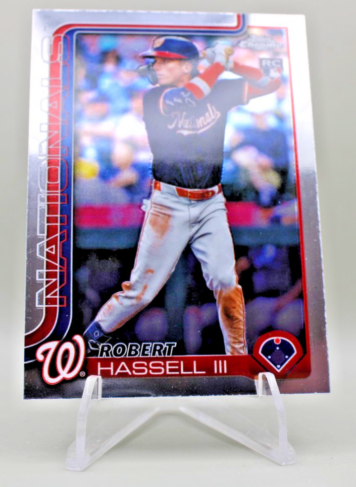 2025 Topps Chrome Update Series – Robert Hassell III #USC154 Nationals (RC)