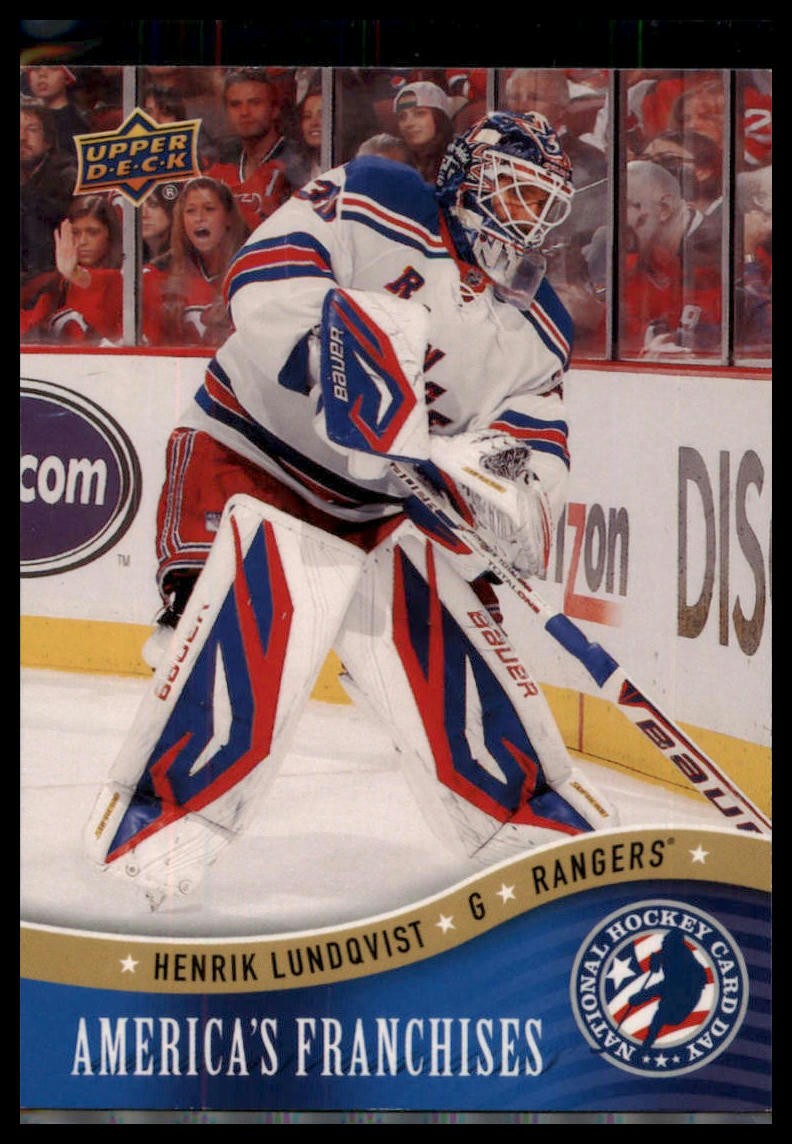2013 Upper Deck National Hockey Card Day USA #NHCD4 Henrik Lundqvist
