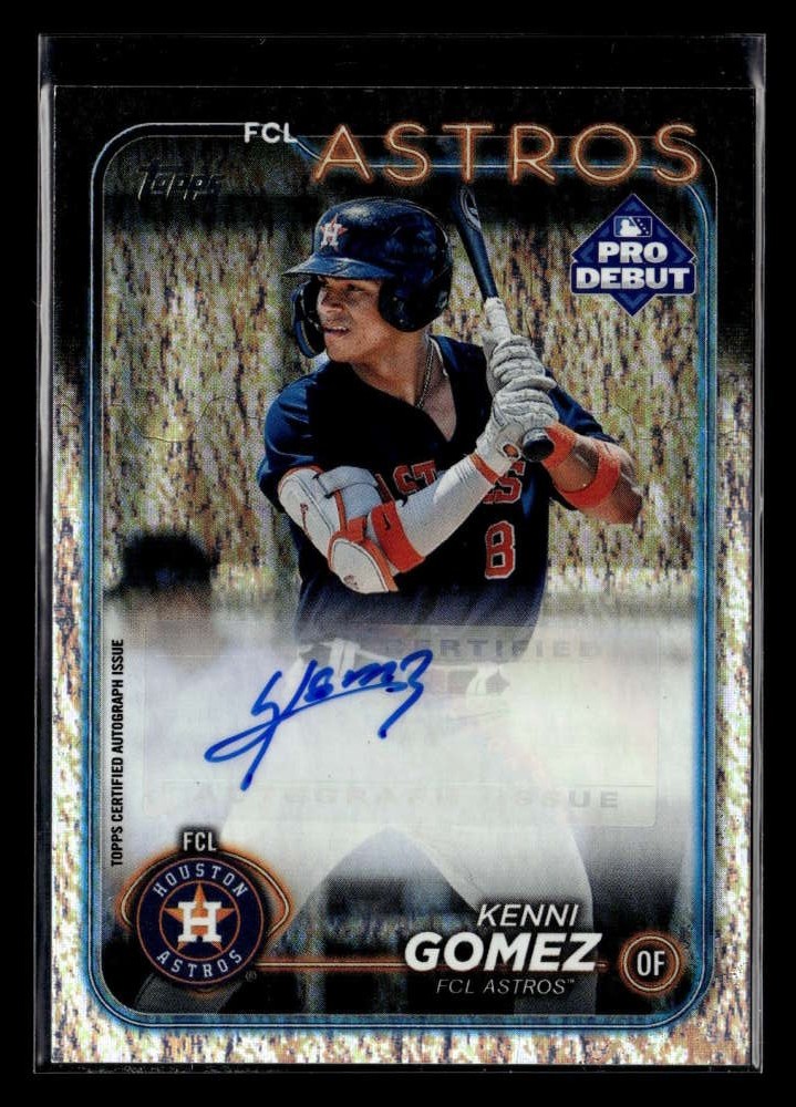 2024 Topps Pro Debut Kenni Gomez Sparkle Foil Autograph Auto /199 U5077