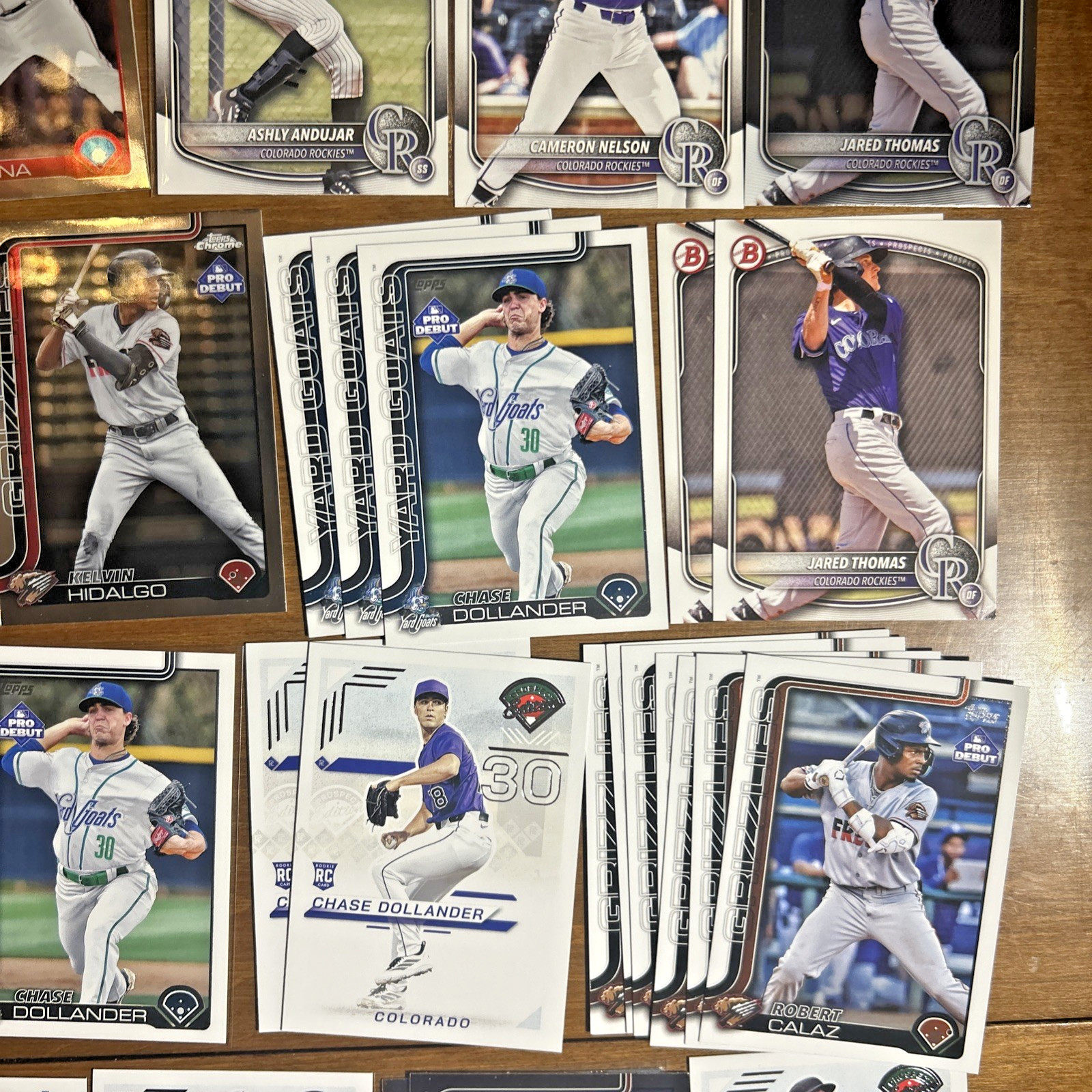Colorado Rockies 175 Card Lot Condon Holliday Dollander Thomas Goodman Brito