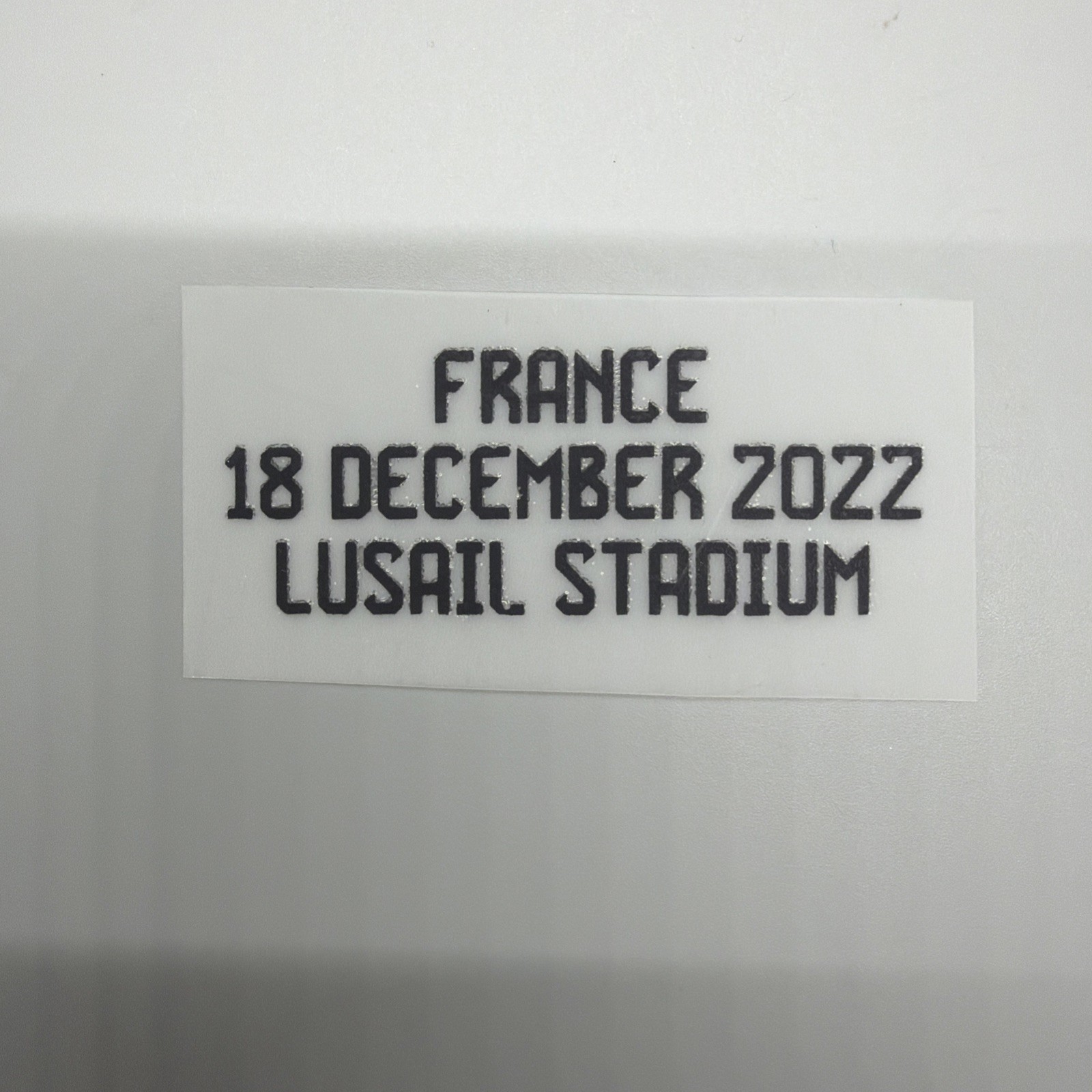 2022 World Cup Qatar Argentina Soccer Badge Final Match Detail Patch