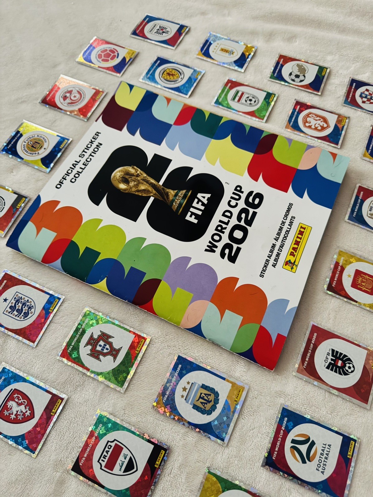 World Cup 2026 Panini Stickers (Teams A – I) – Singles – YOU PICK!