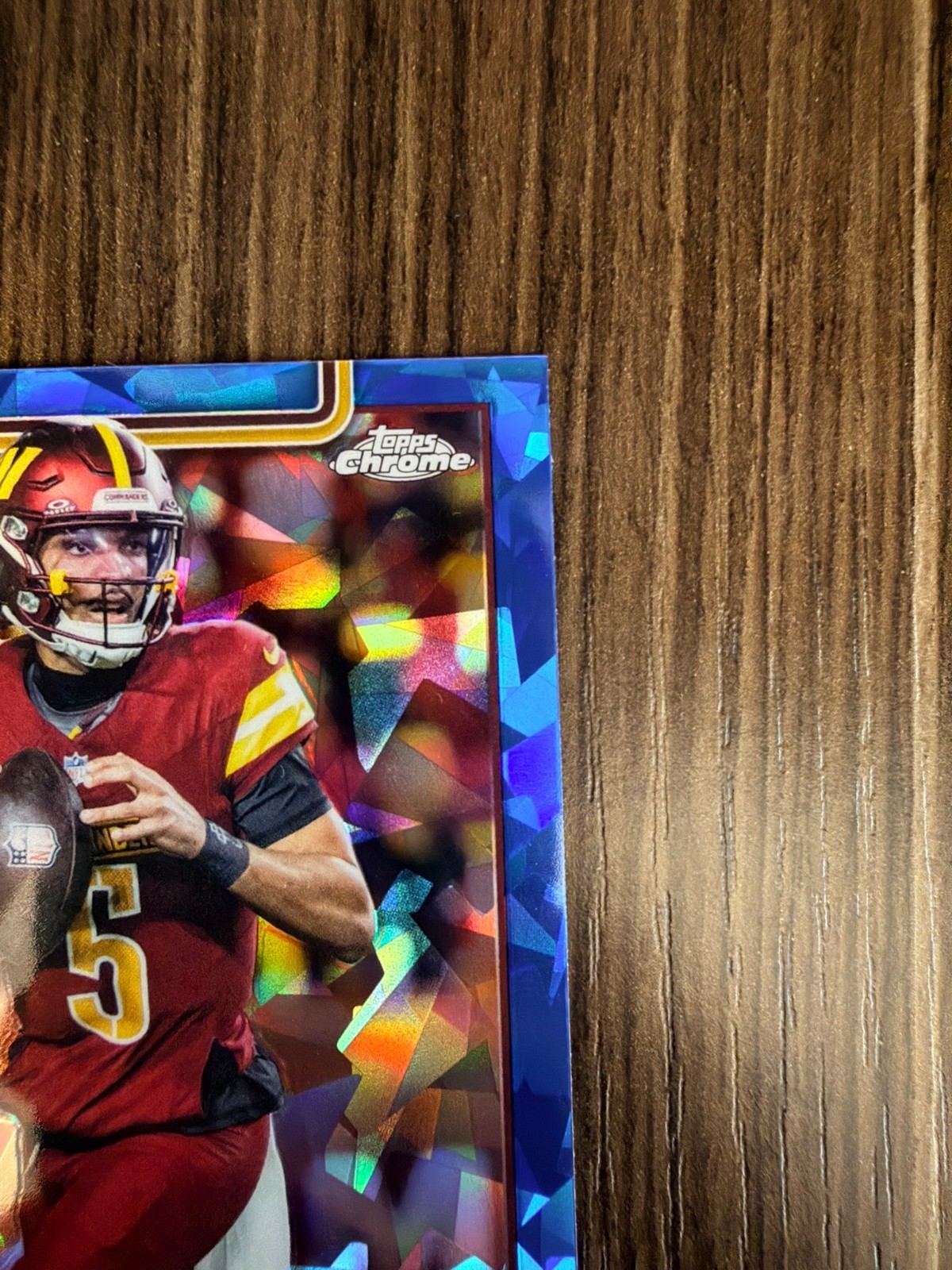 2025 Topps Chrome Sapphire Jayden Daniels #295 Commanders