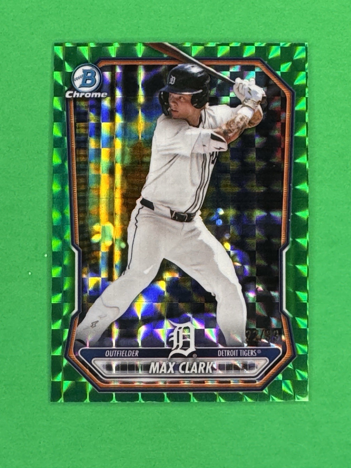Bowman 2026 Max Clark #BCP-2 Green Xfractor 22/99