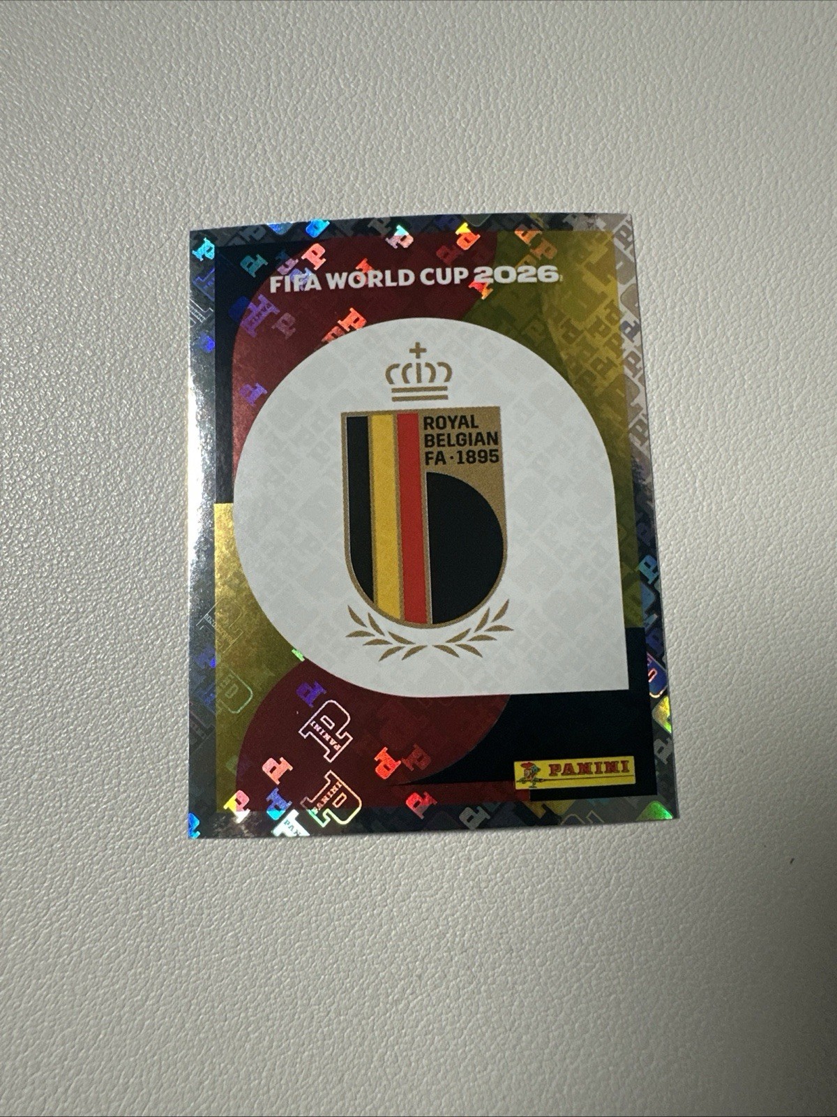 2026 Panini FIFA World Cup Sticker – BEL Belgium #BEL1 Emblem FOIL