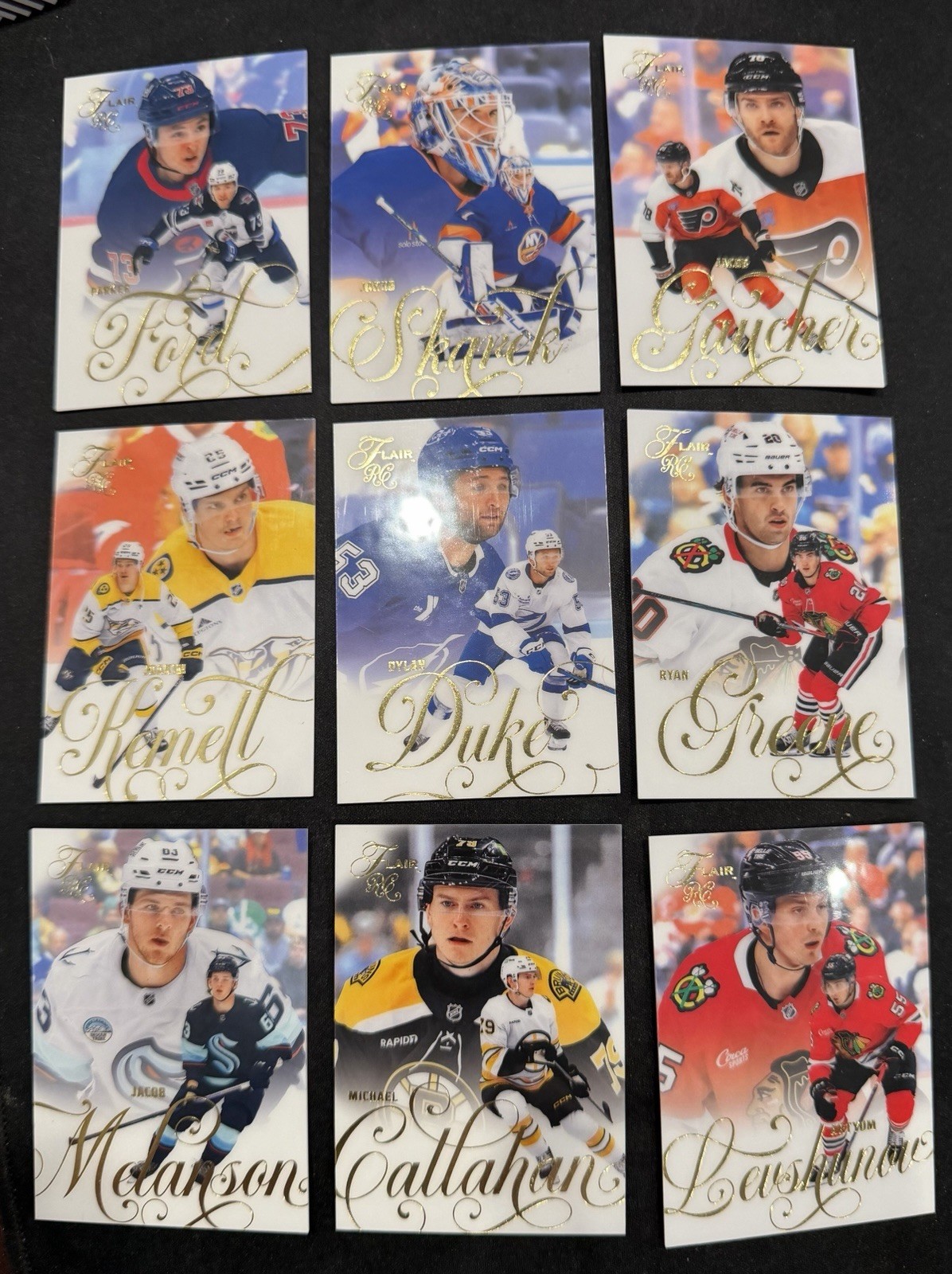 2025-26 Upper Deck Flair Hockey – Set Builder #1-200 w/ Rookies – You Pick!