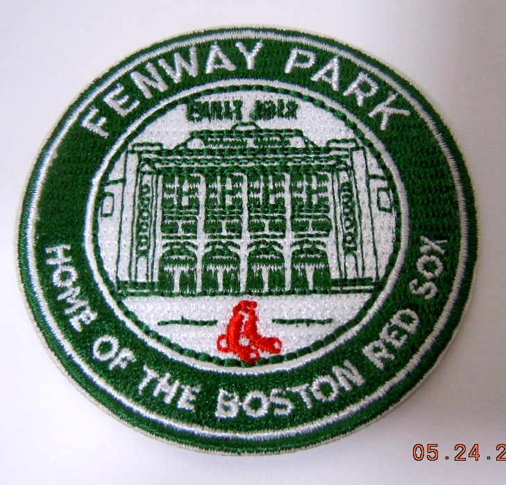 BOSTON RED SOX-FENWAY PARK Embroidered Iron-On Patch 2 1/2″
