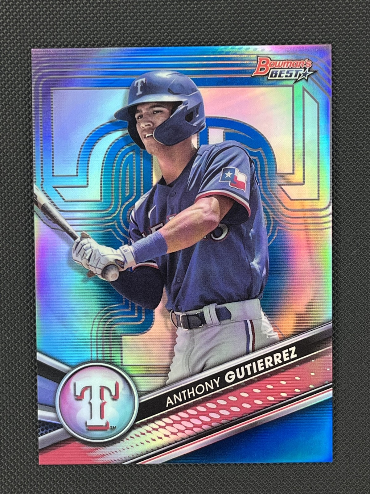 2022 Bowman’s Best #TP-22 Anthony Gutierrez Top Prospects Blue Refractor #/150