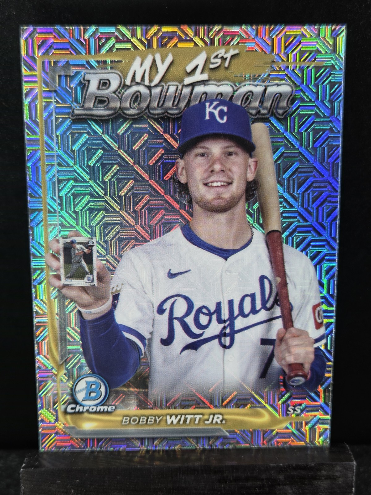 2024 Bowman Chrome – My 1st Bowman Bobby Witt Jr. #M1B-23 Mojo Refractor