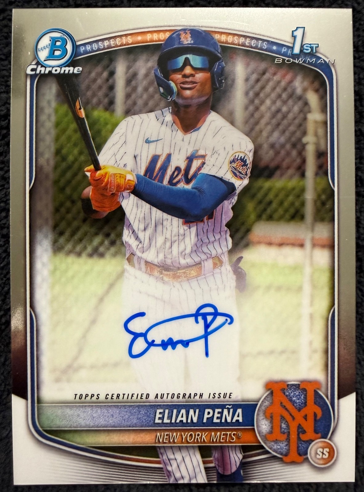 2025 Bowman Chrome – Prospect Autographs – Elian Pena #CPA-EP