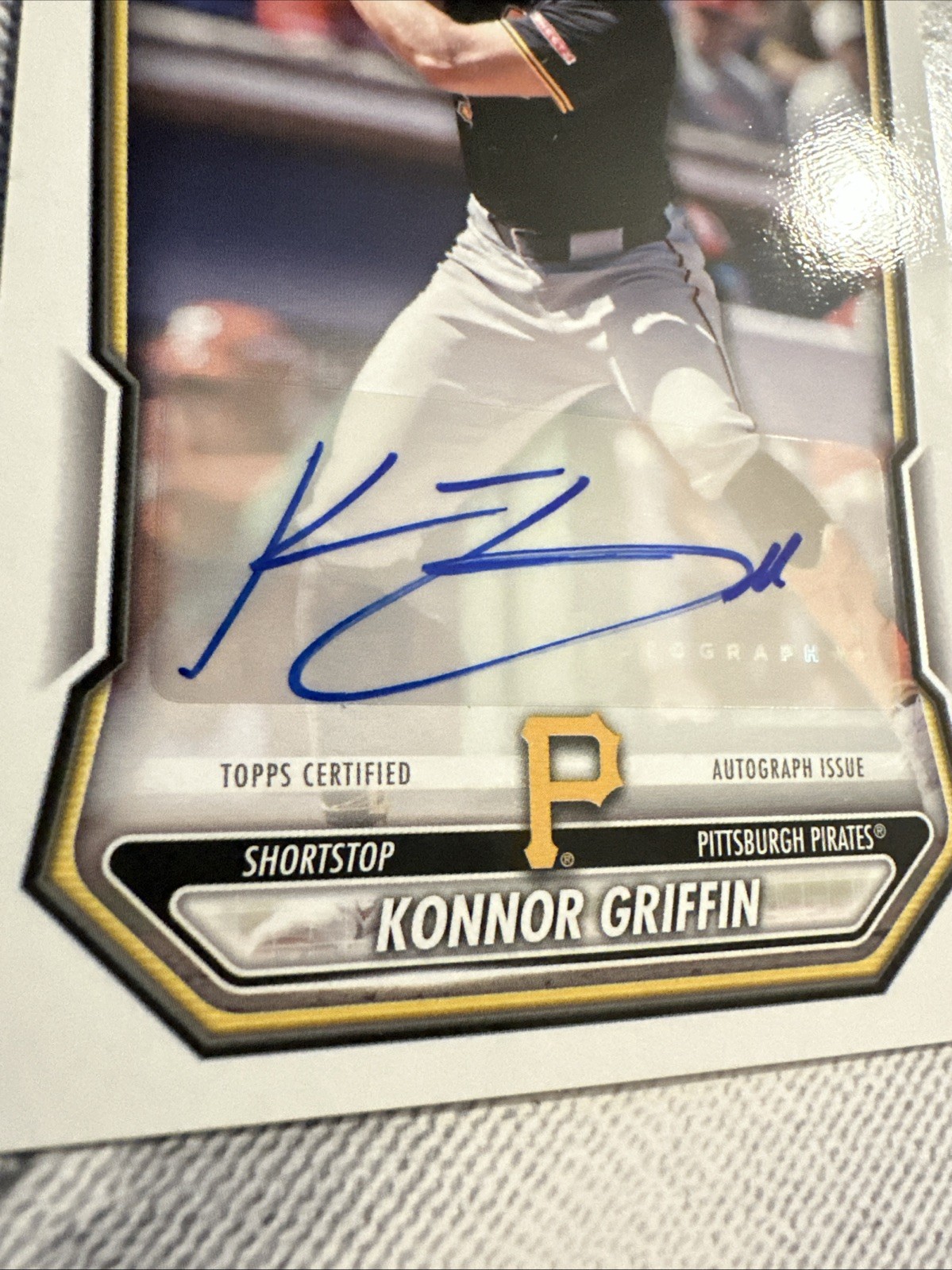 2026 Bowman #BPA-KG Konnor Griffin Prospect Autographs