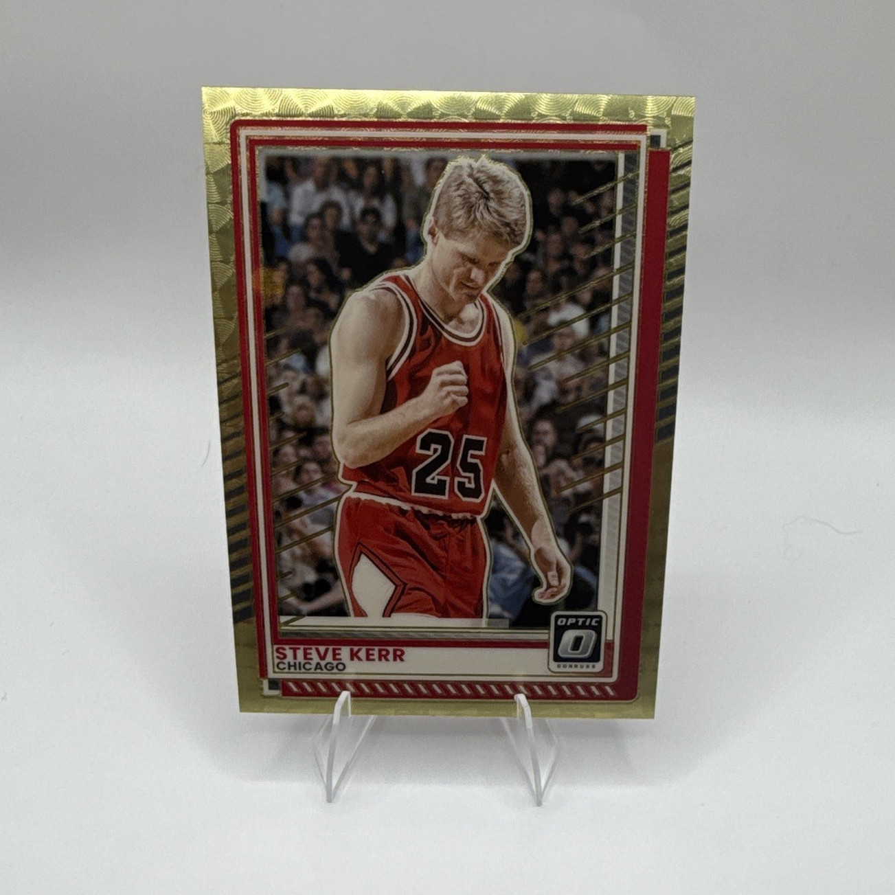Panini 2025-26 Donruss Optic Steve Kerr Gold Vinyl 1/1 #172 Chicago Bulls NBA