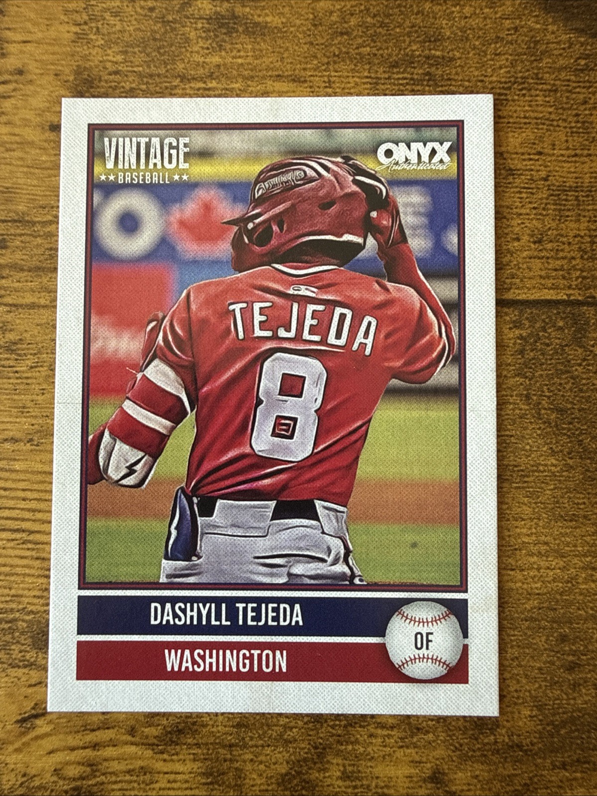 DASHYLL TEJEDA 2026 Onyx Vintage BASE CARD #OV-DATE Nationals