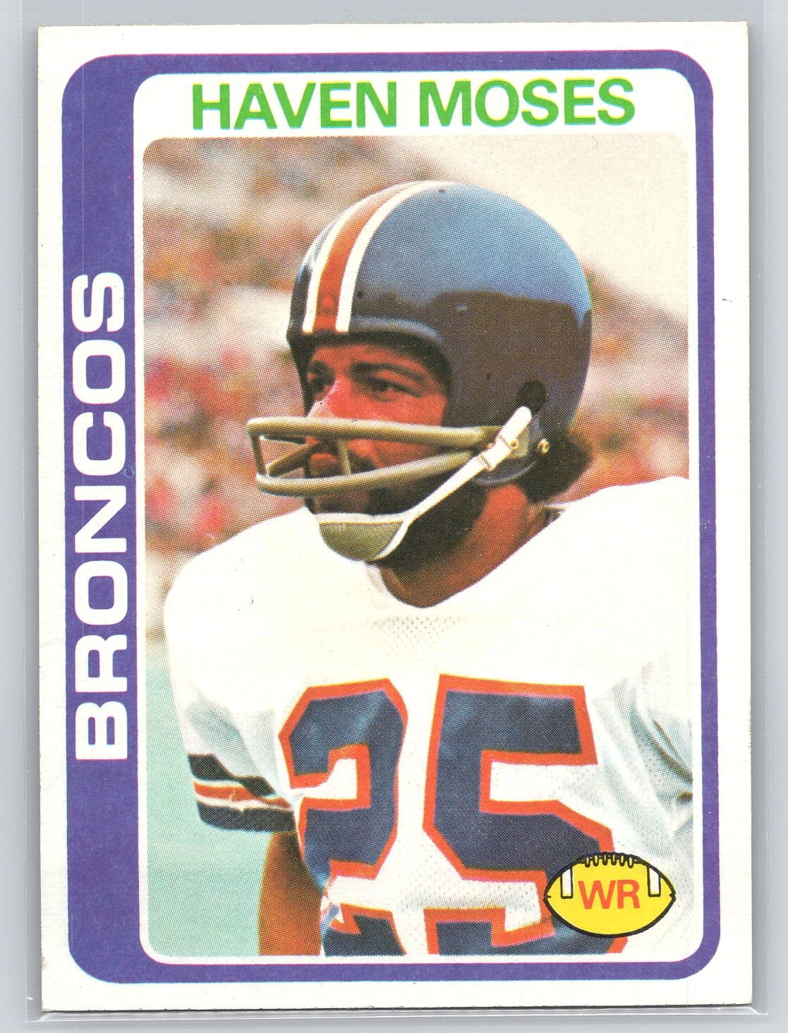 1978 Topps #177 Haven Moses – Broncos