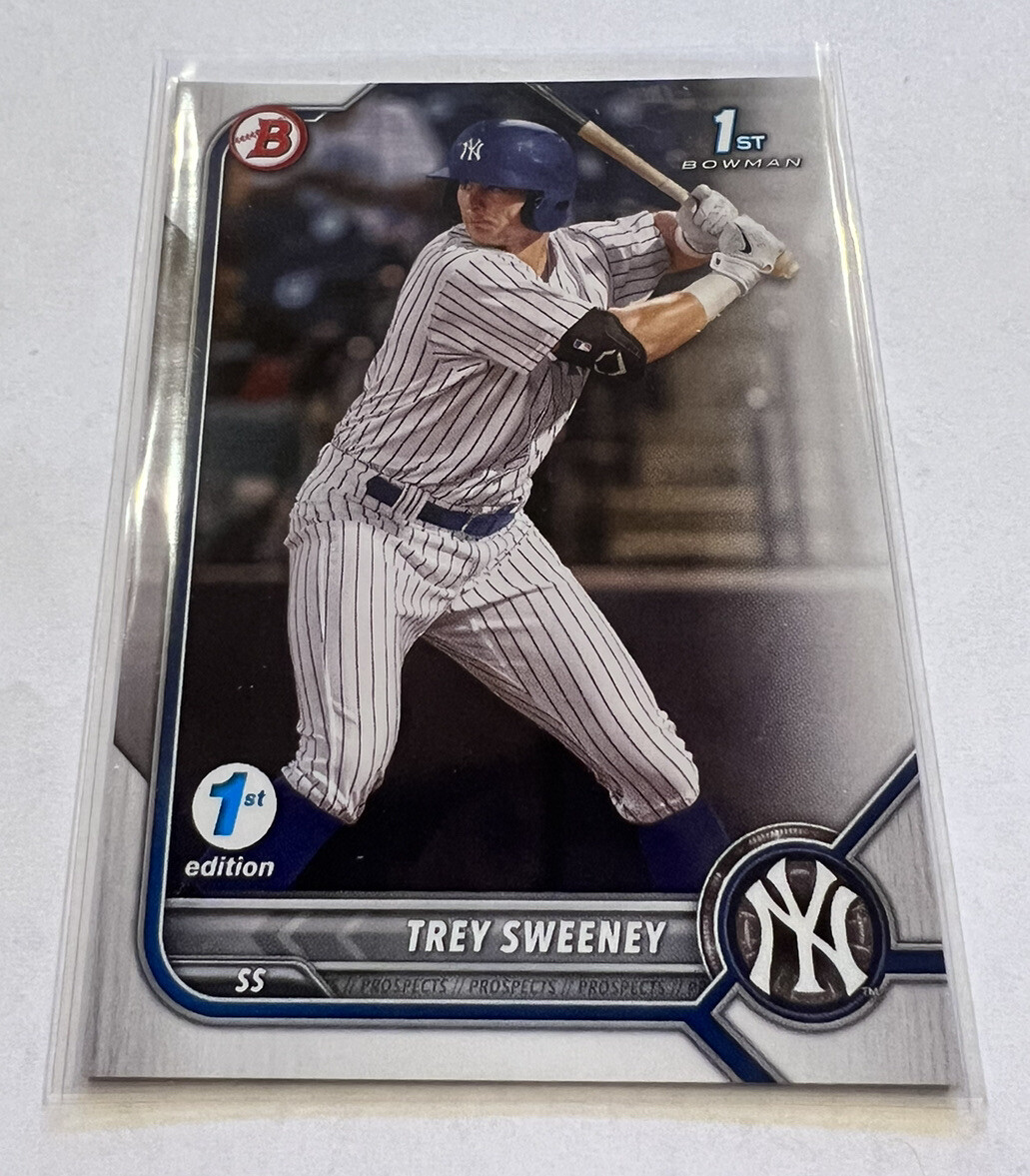 2022 Bowman 1st Edition #BPPF-137 Trey Sweeney New York Yankees 1st Bowman