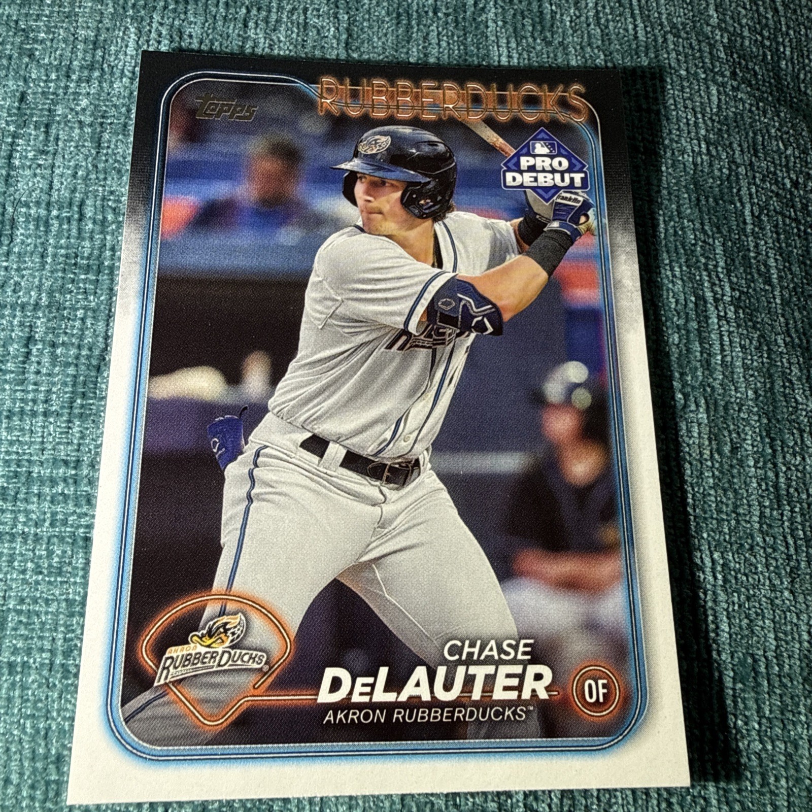 2024 Topps Baseball Pro Debut # PD-197 – Chase Delauter – Akron RubberDucks
