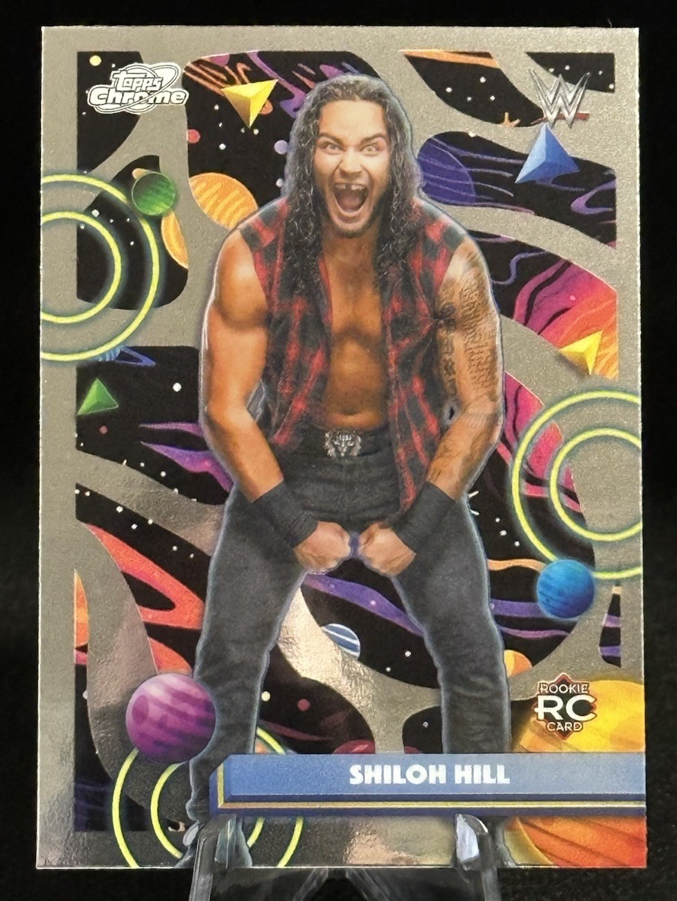 Shiloh Hill 2026 Topps Chrome Cosmic WWE Rookie (1st Card) #102 (Base)