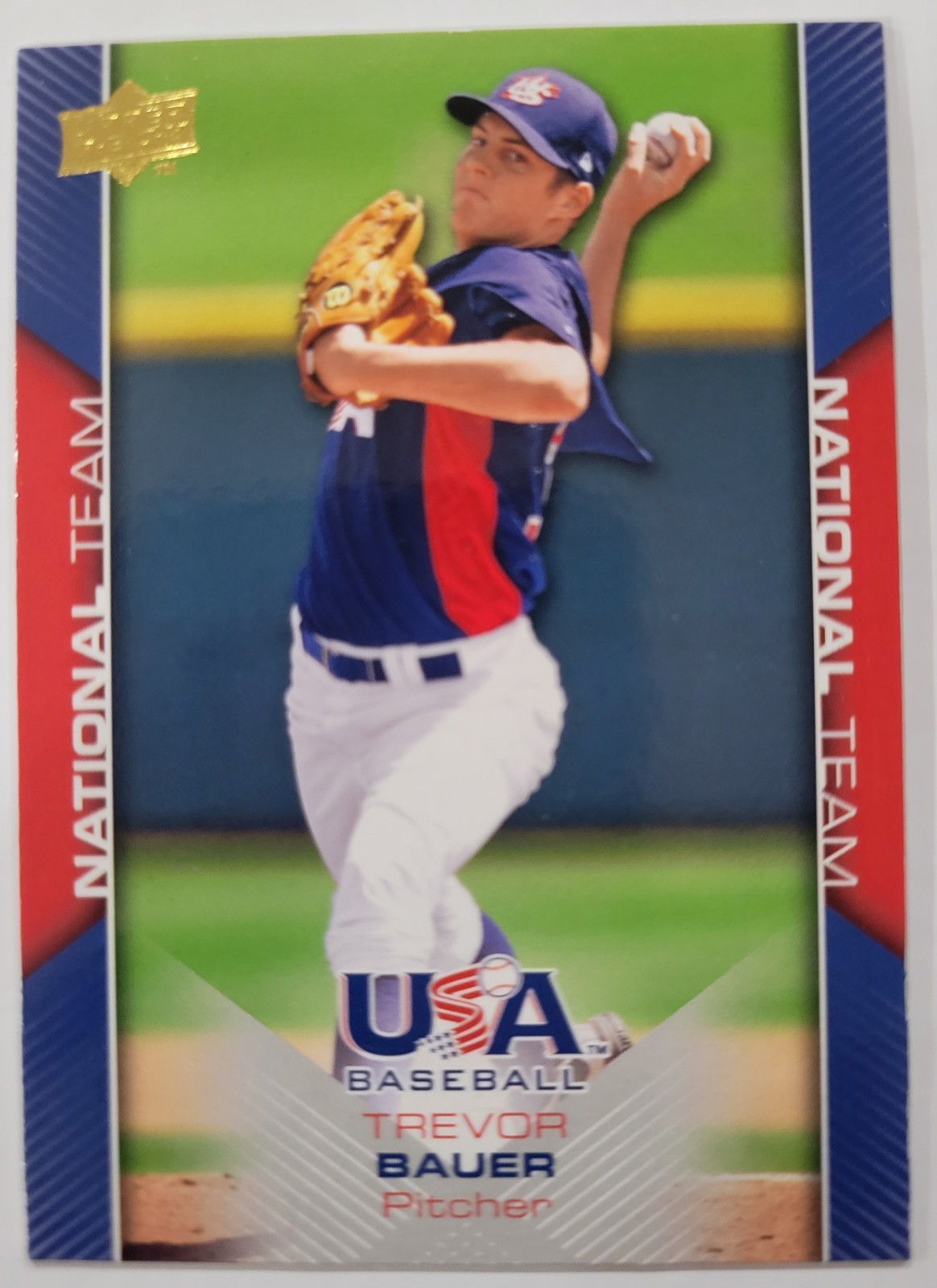 2009 Upper Deck USA Baseball Box Set #USA-1 Trevor Bauer BASEBALL Card 6F