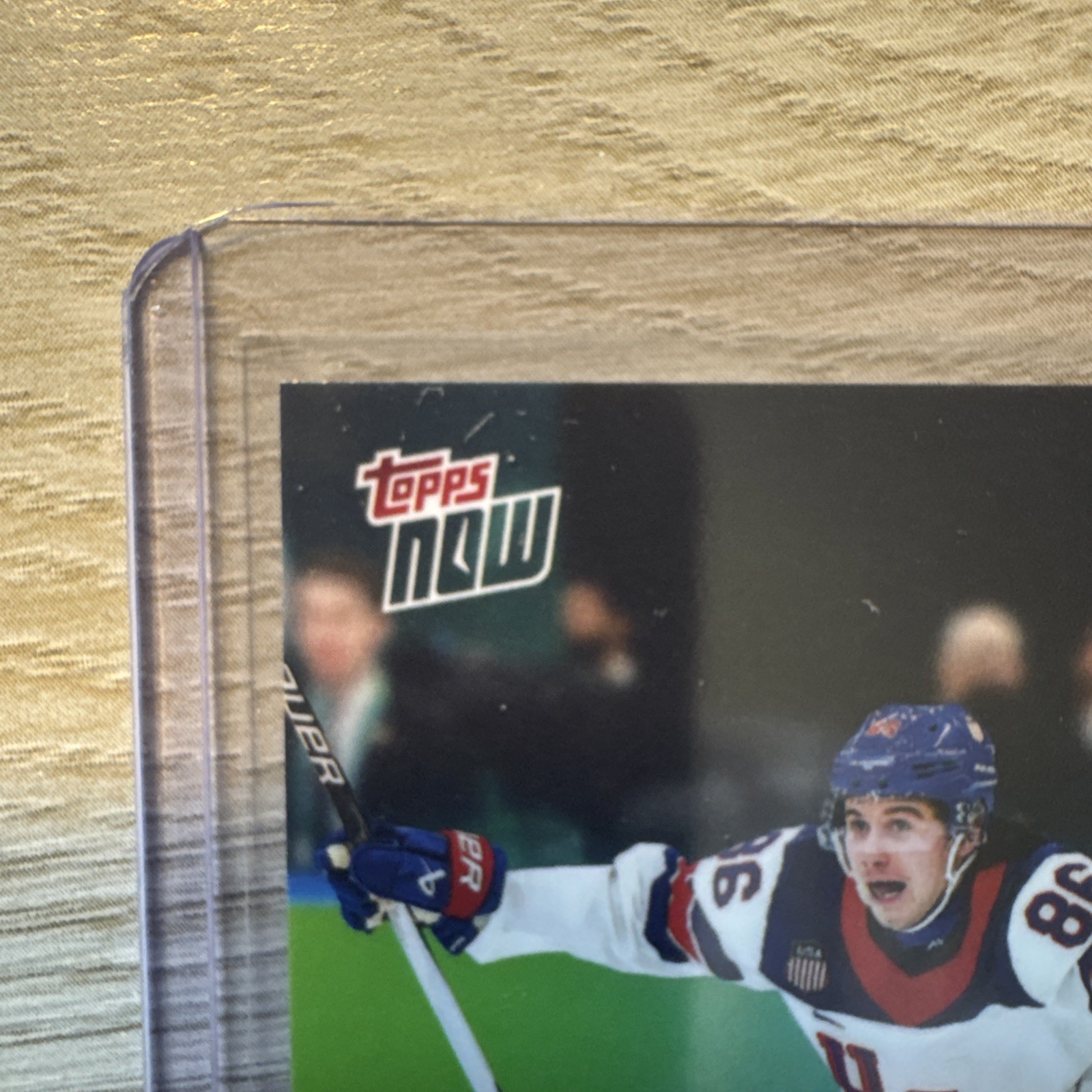 2026 Topps Now Jack Hughes USA Golden Goal 1st Men’s Hockey Gold Since 1980 #18
