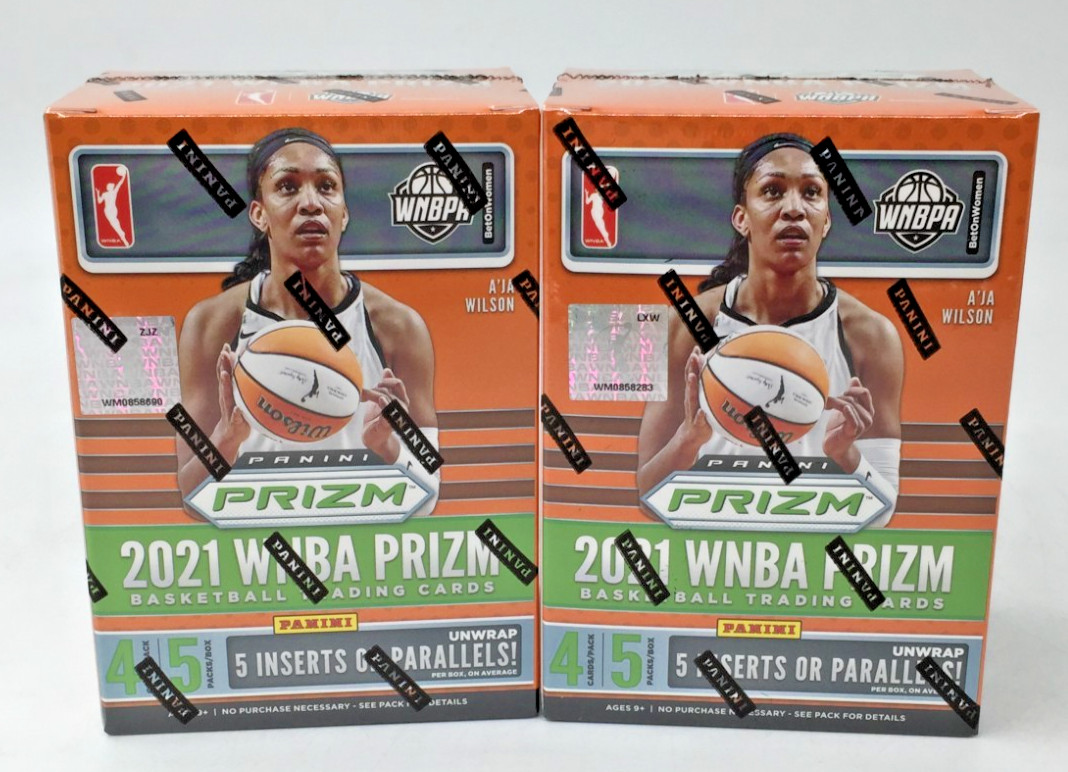 2x 2021 Panini Prizm WNBA Basketball Factory Sealed box 5 Packs 4 Cards per pack