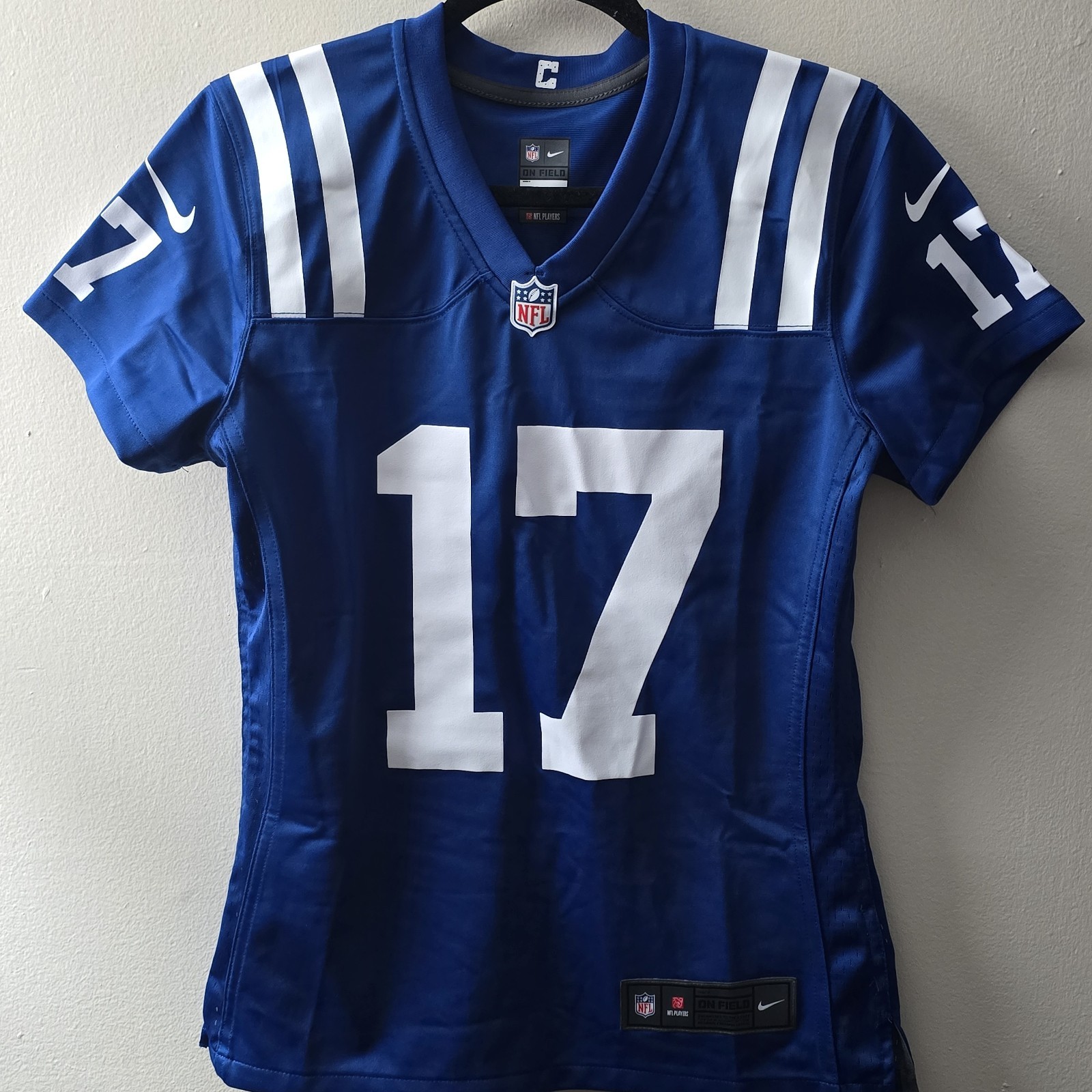 Nike Indianapolis Colts Daniel Jones #17 Game Jersey Blue Women’s Small NWOT