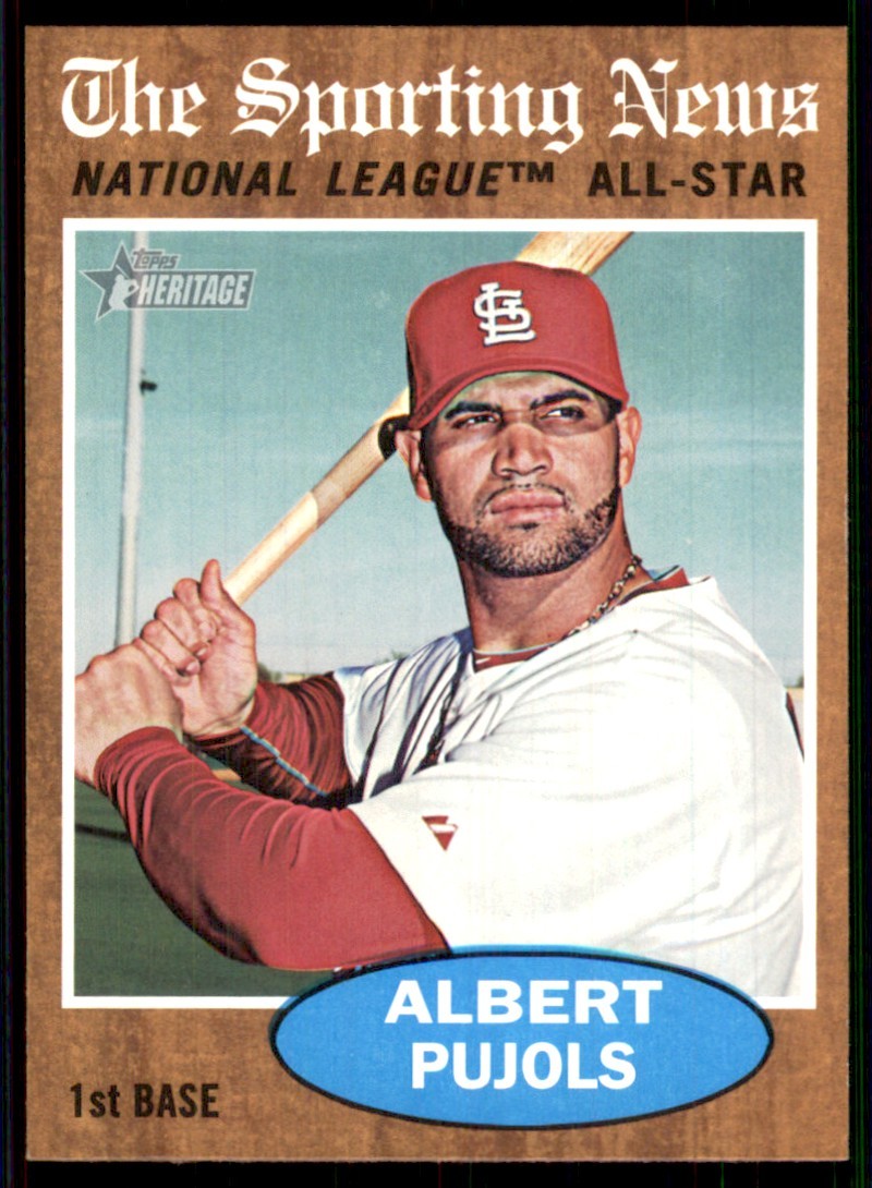 2011 Topps Heritage #390 Albert Pujols St. Louis Cardinals
