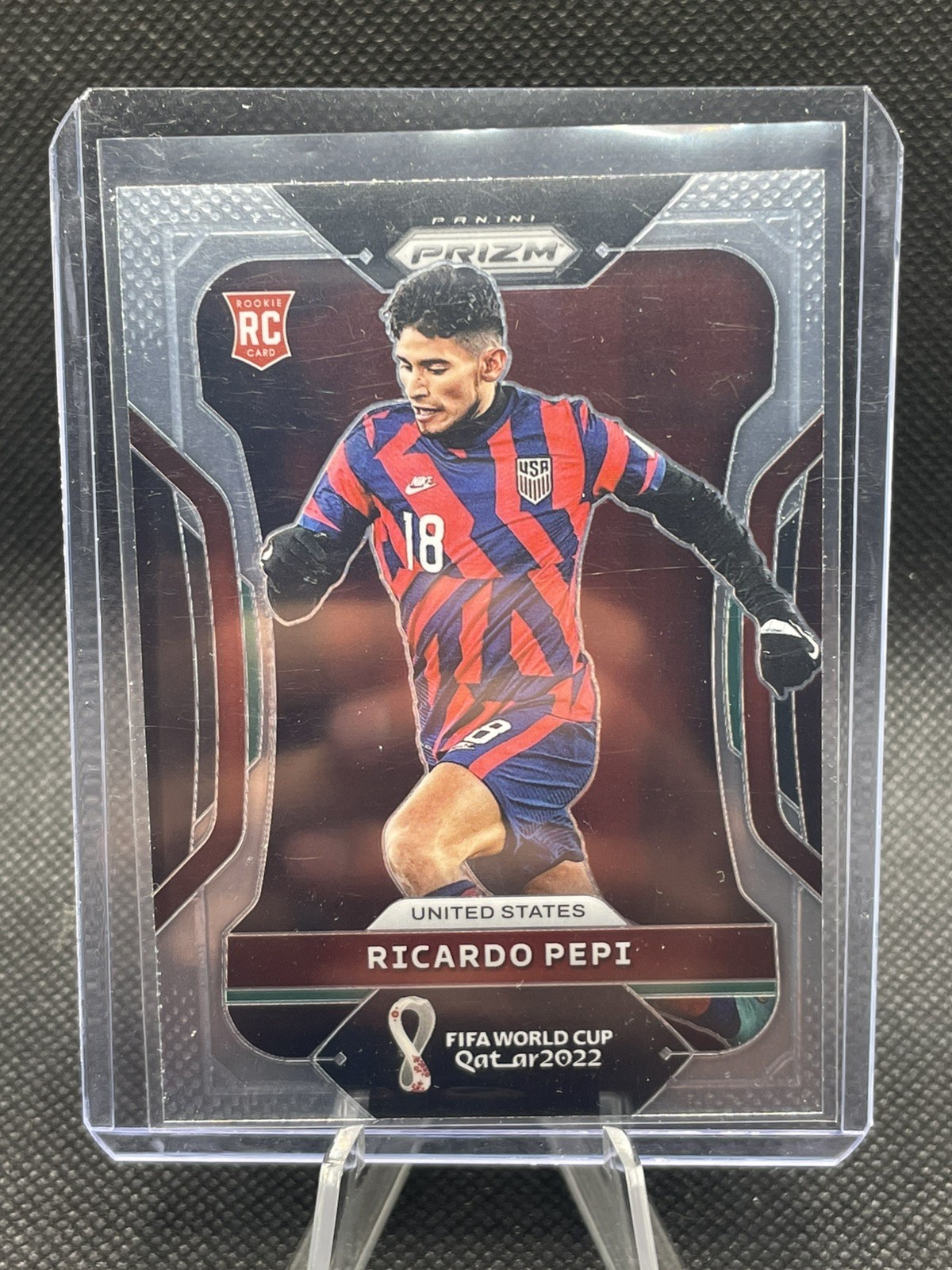 2022 Panini Prizm FIFA World Cup #205 Ricardo Pepi Base Rookie RC – USA
