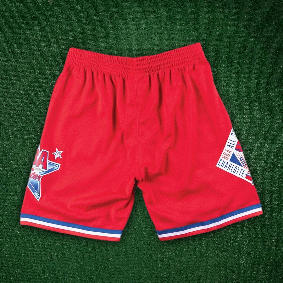 1991 NBA All Star West Conference Men’s Red Swingman Shorts