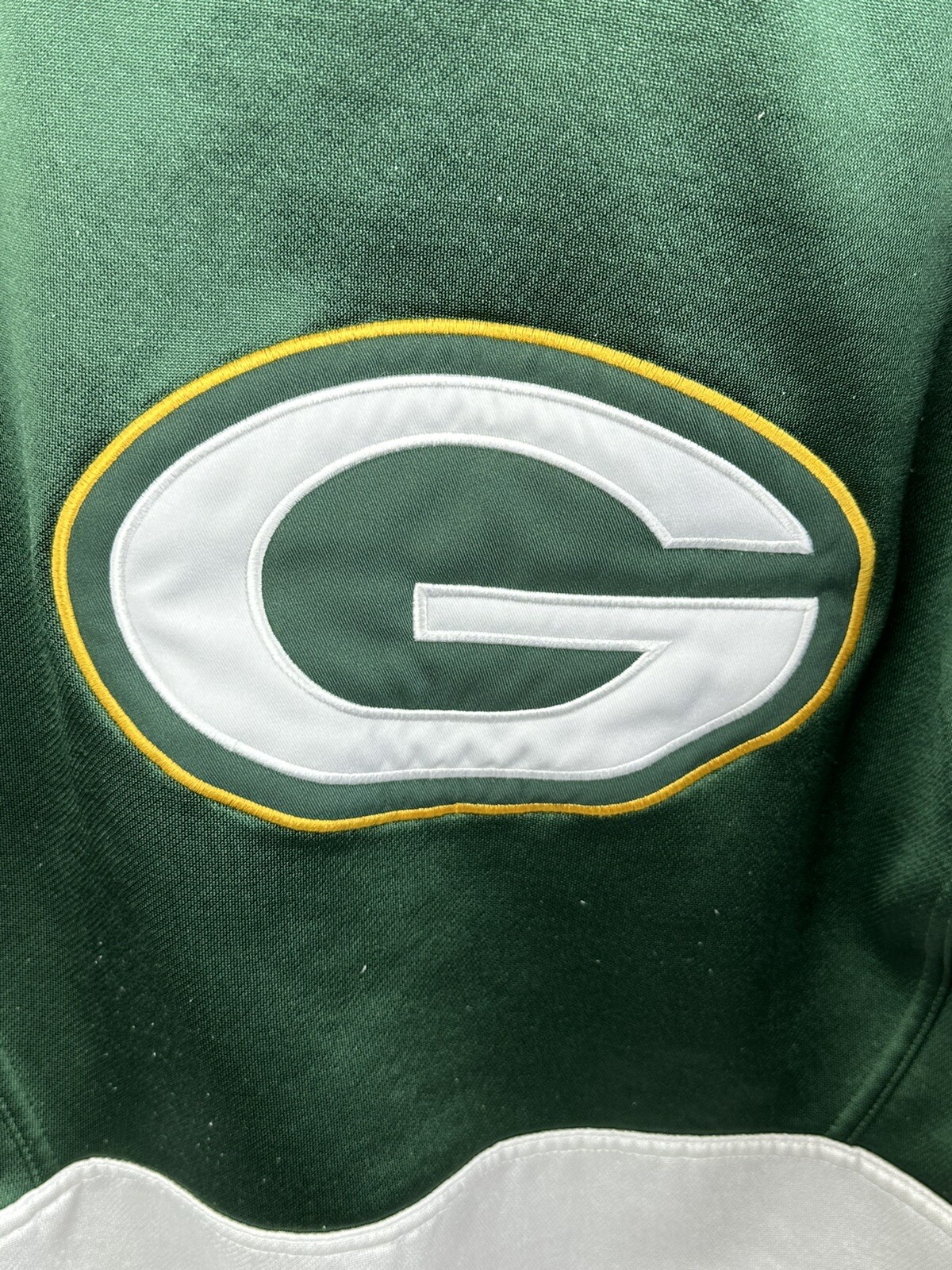Green Bay Packers Hoodie Mens Medium Multicolor Reebok Stitched Sweatshirt