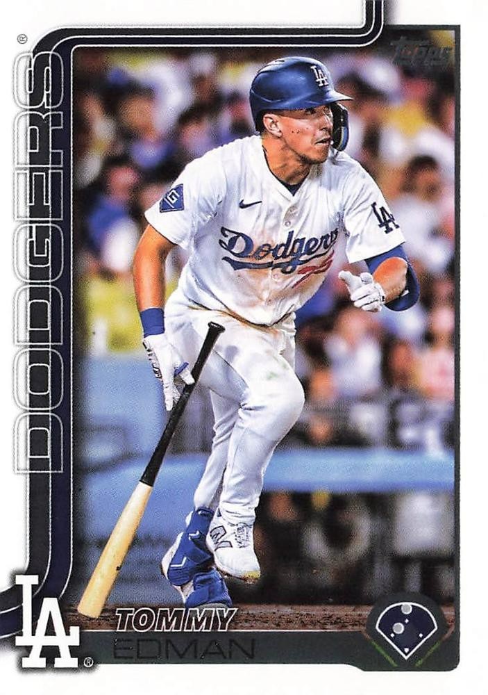 2025 Topps Series 1 – #214 Tommy Edman, Los Angeles Dodgers