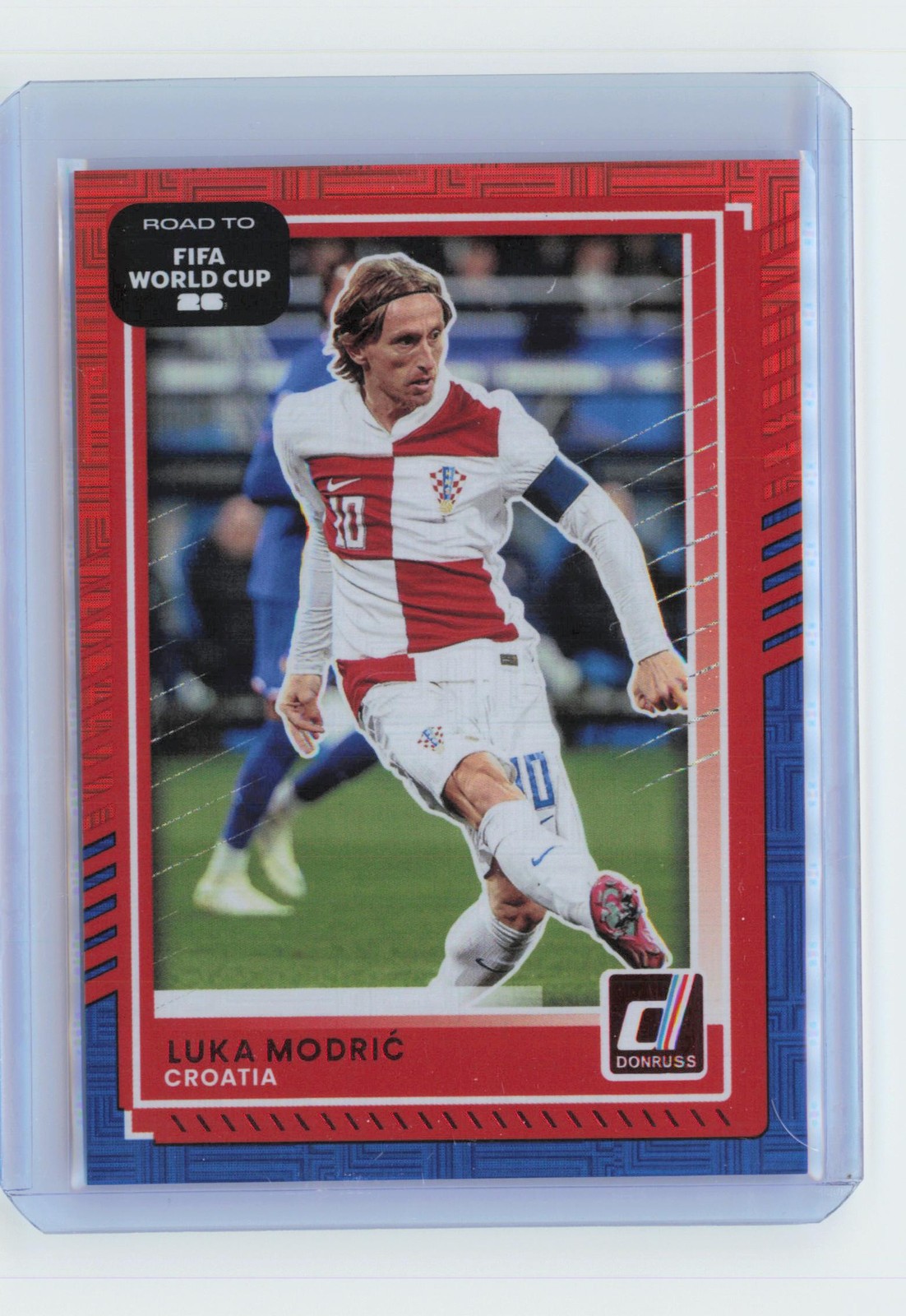 2025-26 Donruss Road to FIFA World Cup Luka Modric Red/Blue Maze #61