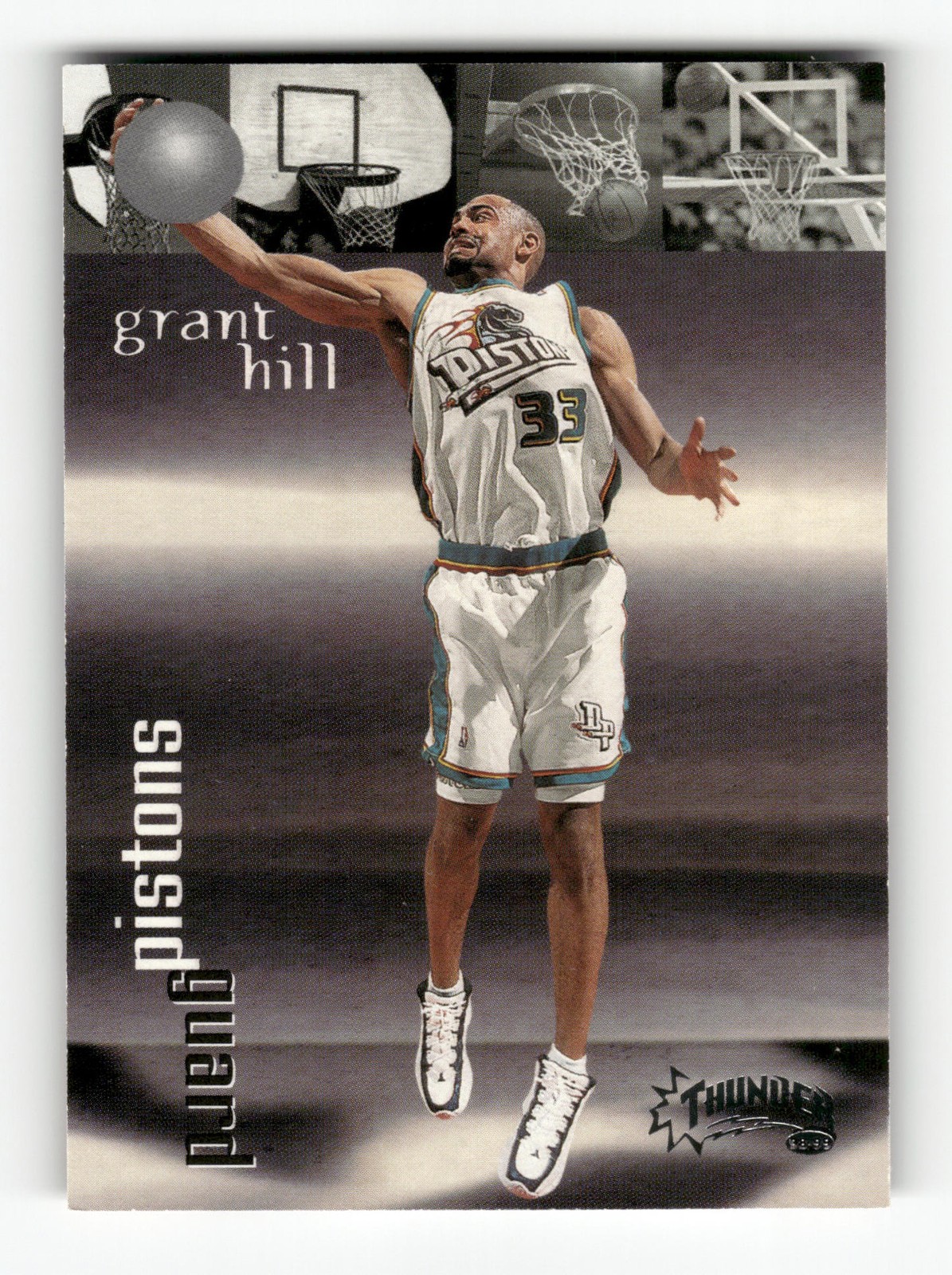 1998-99 SkyBox Thunder Grant Hill #113 Detroit Pistons