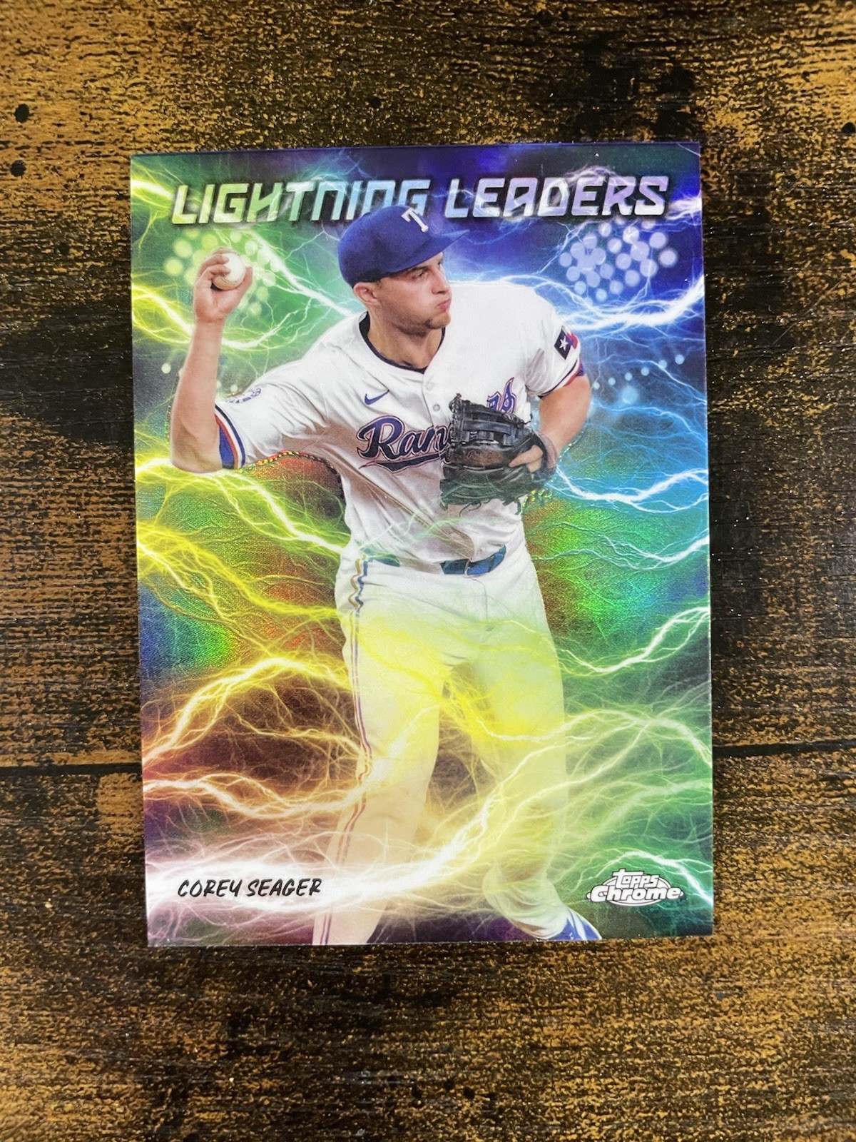 2025 Topps Chrome Corey Seager Lightning Leaders LL-9