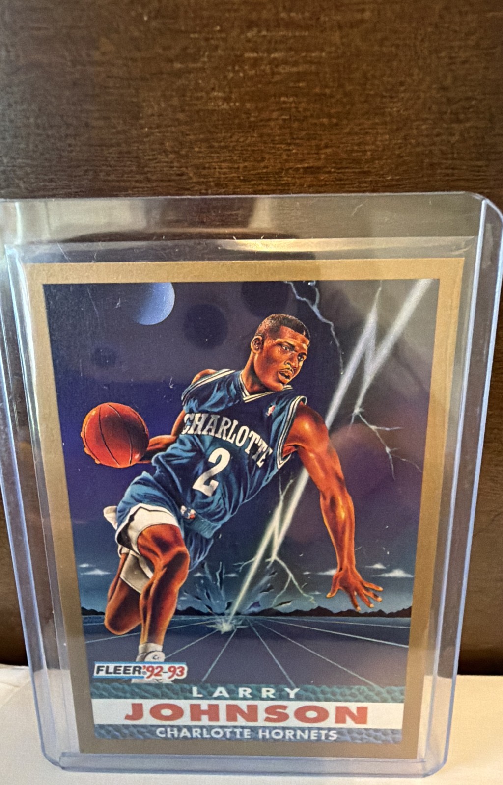 1992-93 Fleer – Pro Vision Larry Johnson #253