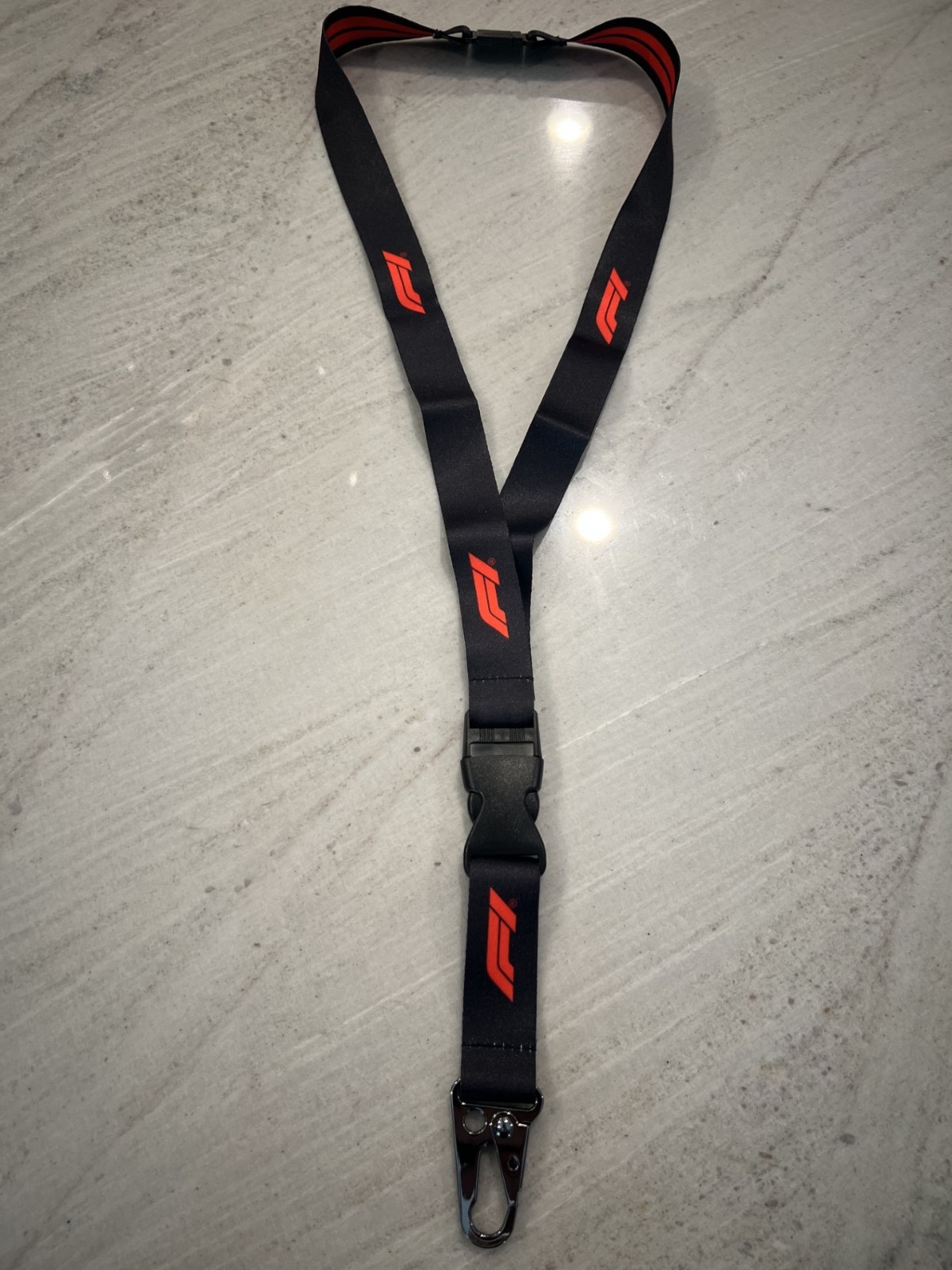 Formula 1 F1 Logo Lanyard – Black/Red