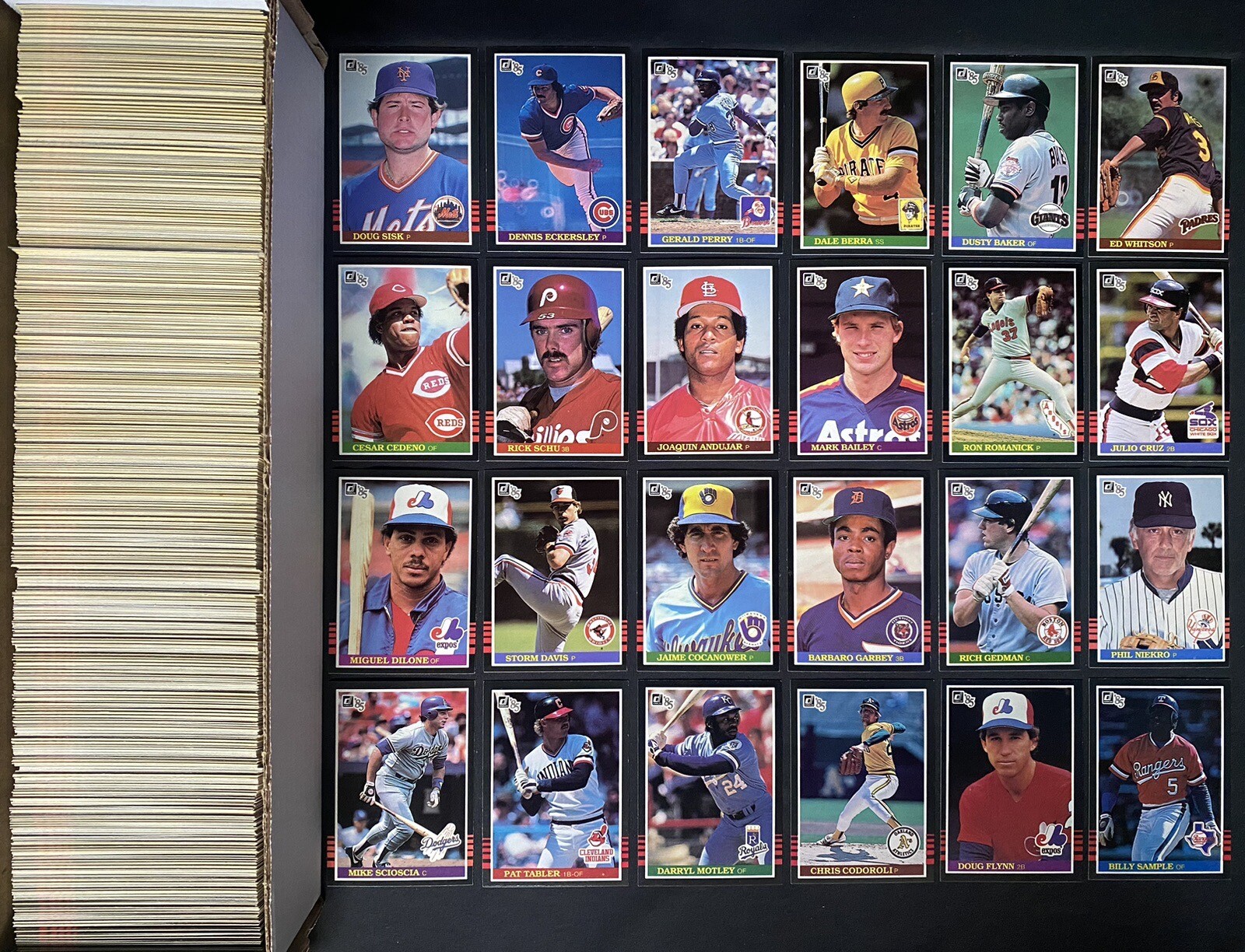 1985 Donruss – Baseball Cards – #441-660 – Complete Your Set – You U Pick