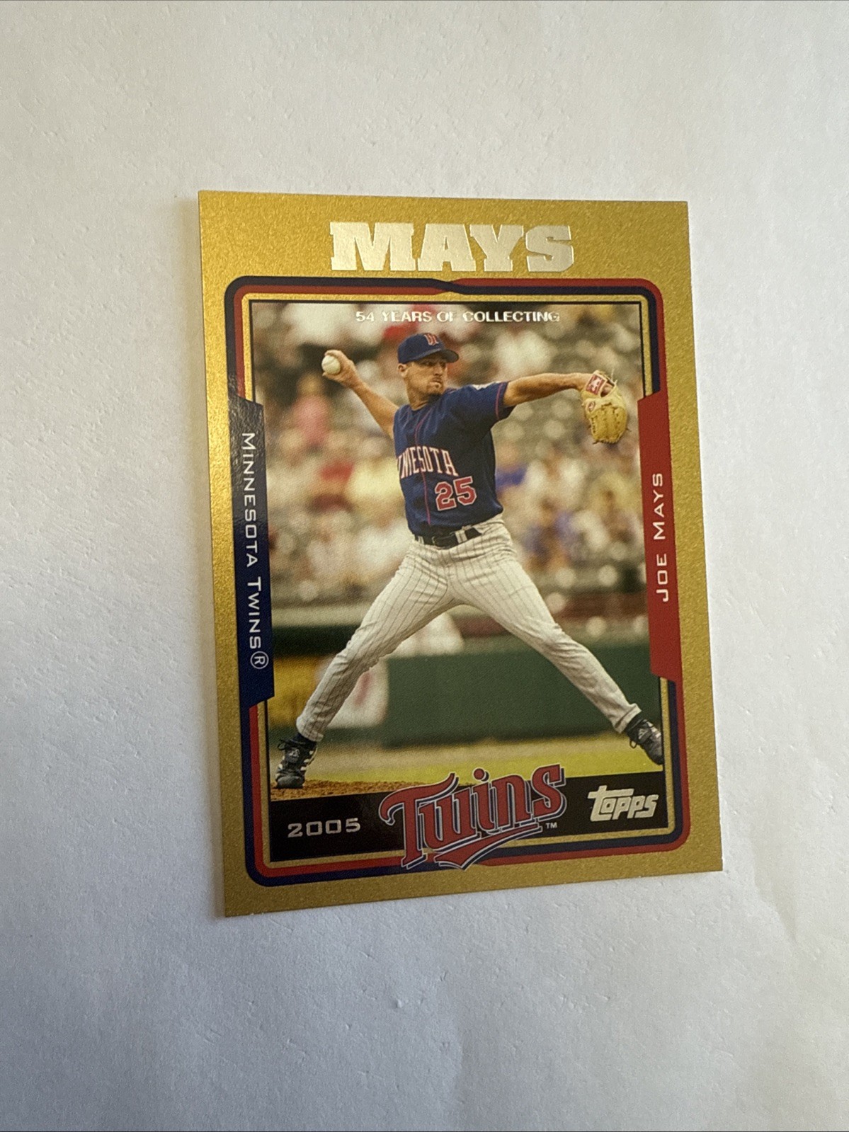 2005 Topps Gold #417 Joe Mays #’d/2005