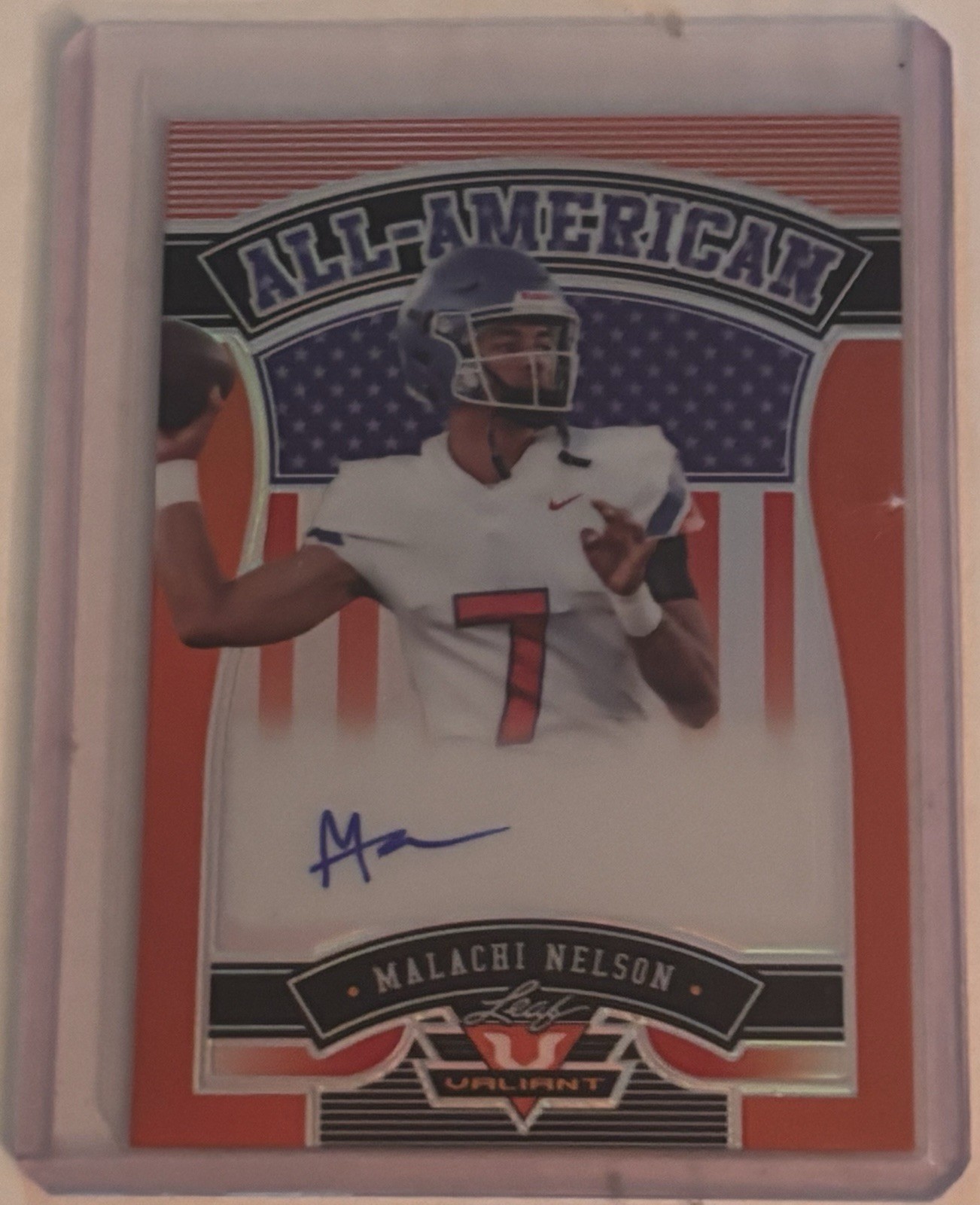 2022 Leaf Valiant Malachi Nelson “All-American” auto #’d to 25 Syracuse!