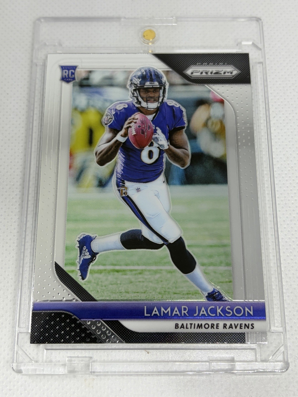 LAMAR JACKSON 2018 Panini Prizm RC #212 NFL MVP Baltimore Ravens ROOKIE