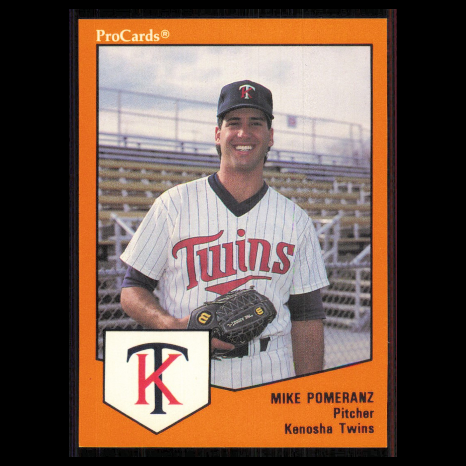 Mike Pomeranz #1081 1989 ProCards Minor League Team Sets Kenosha Twins Baseball