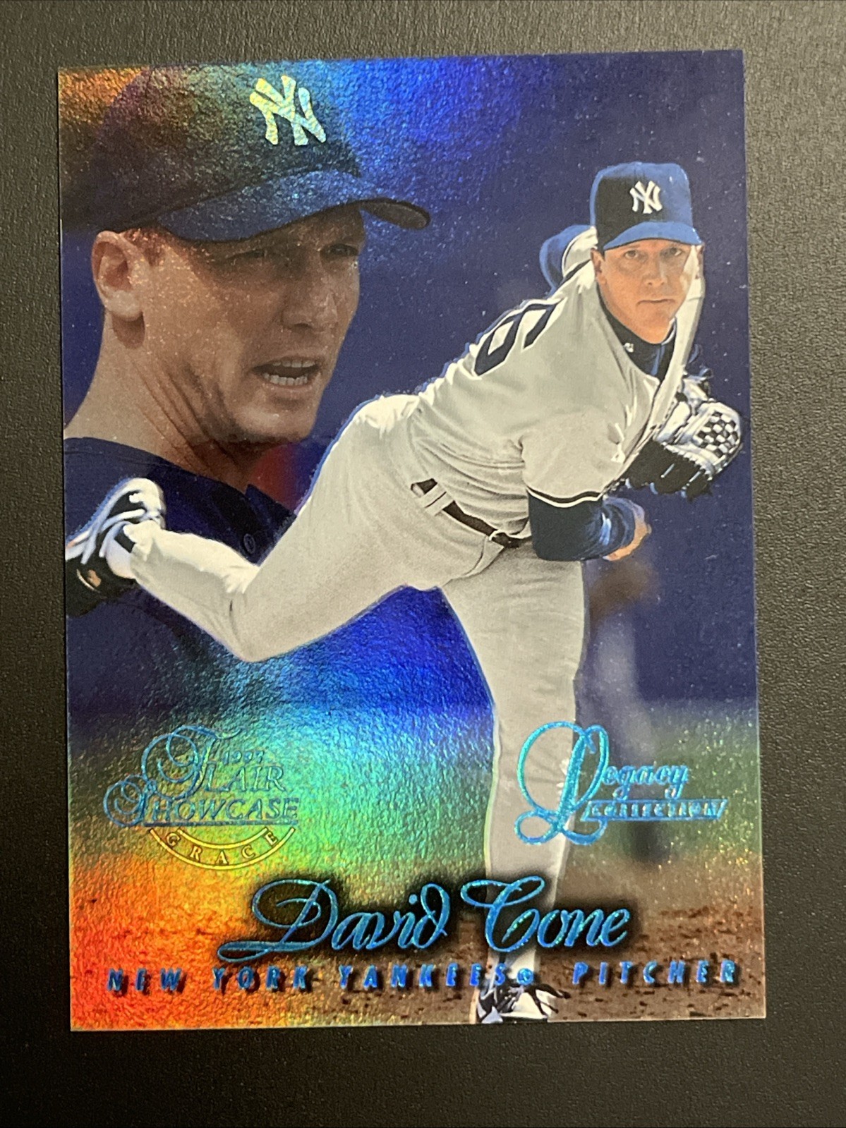 1997 Flair Showcase Baseball DAVID CONE #63 Legacy Collection Row 1 #d /100